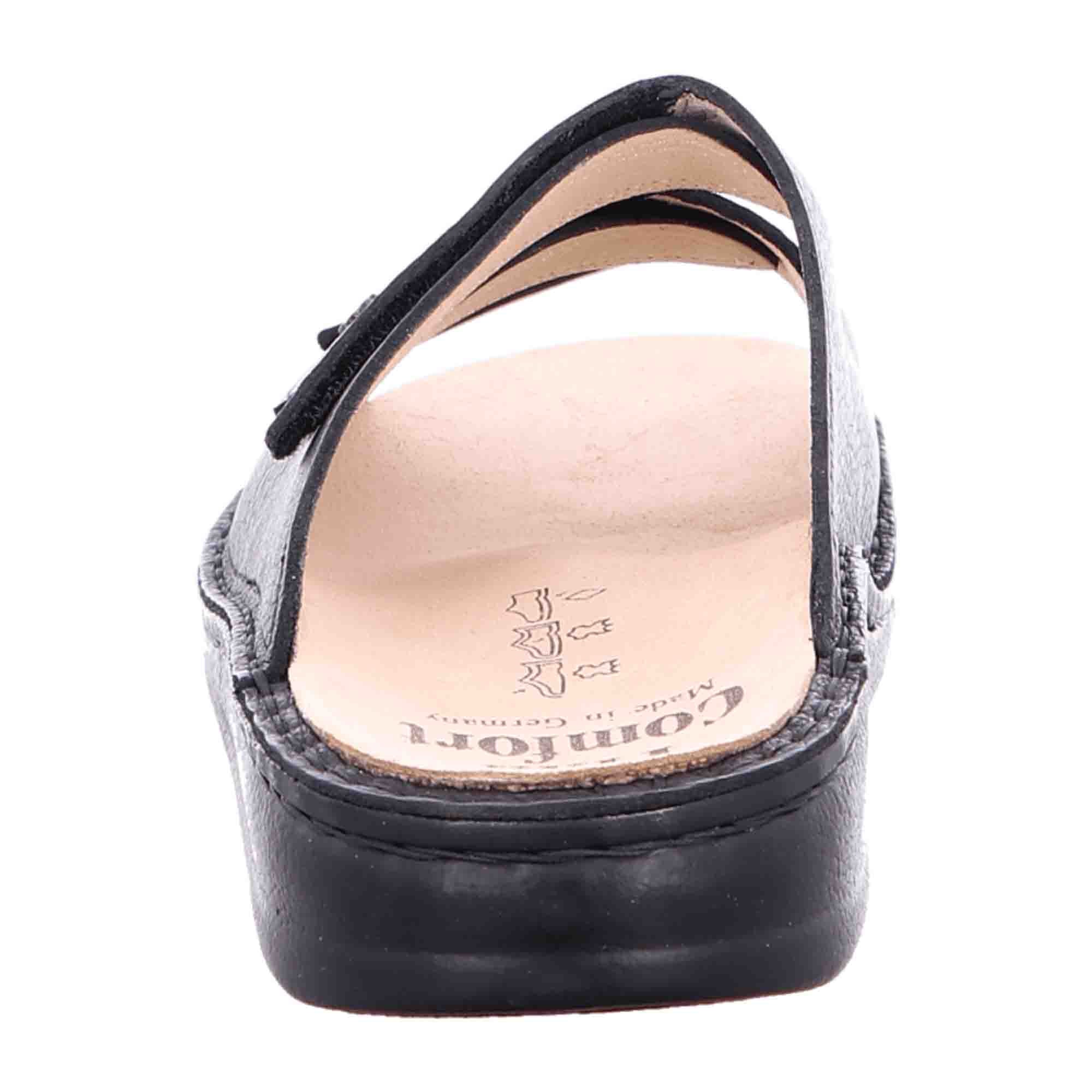 Finn Comfort Korfu Men's Comfort Sandals - Stylish Black Leather