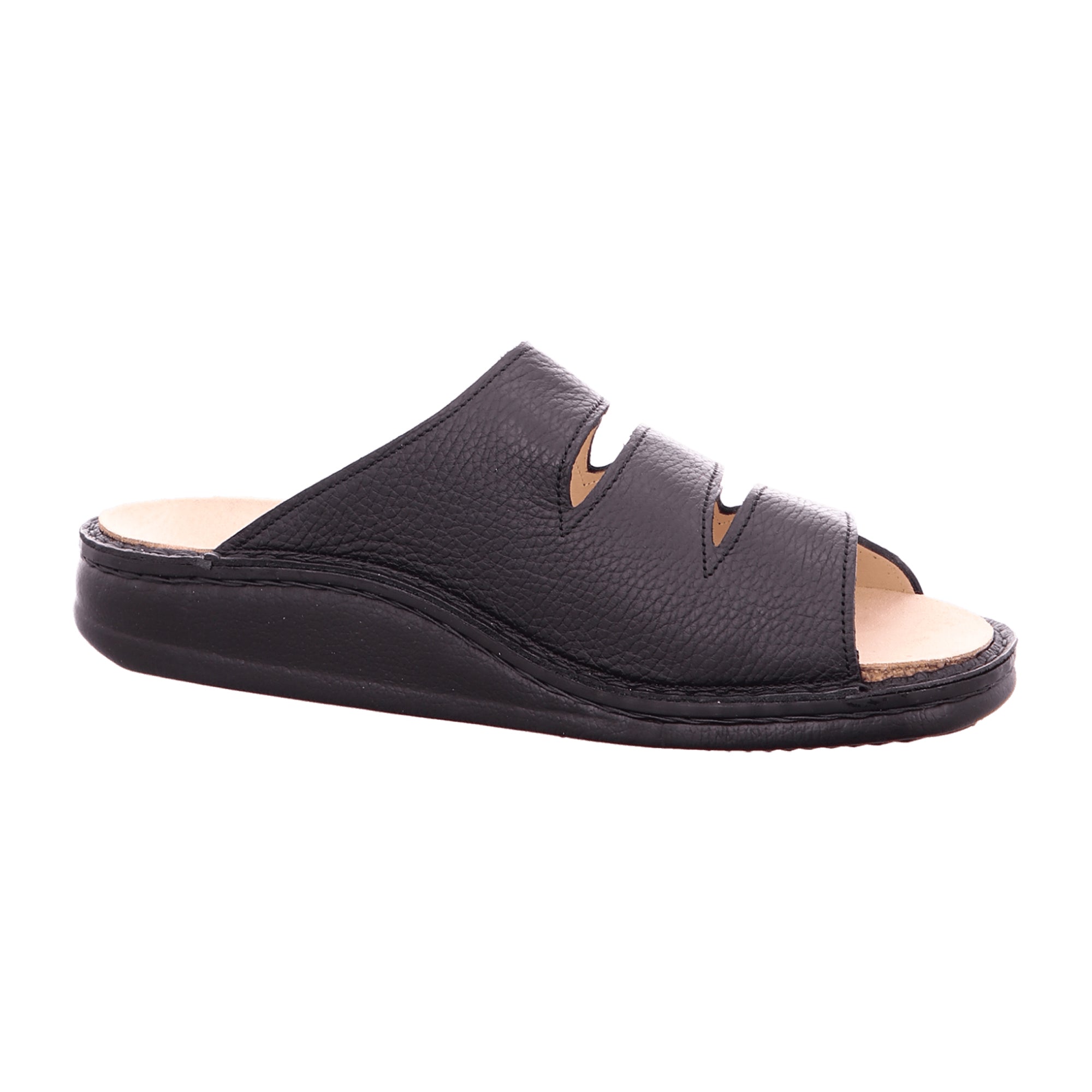 Finn Comfort Korfu Men's Comfort Sandals - Stylish Black Leather