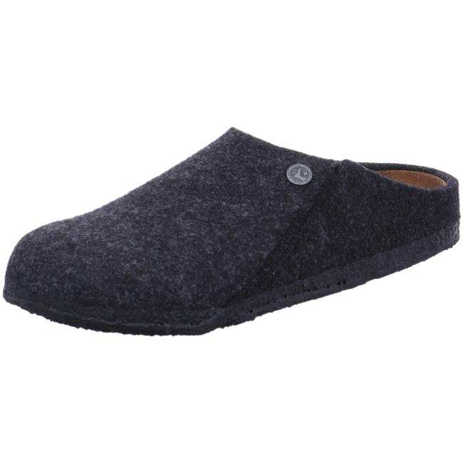 Birkenstock Zermatt Rivet anthracite Clogs Mules Slippers Sandals Felt Wool regular - Bartel-Shop