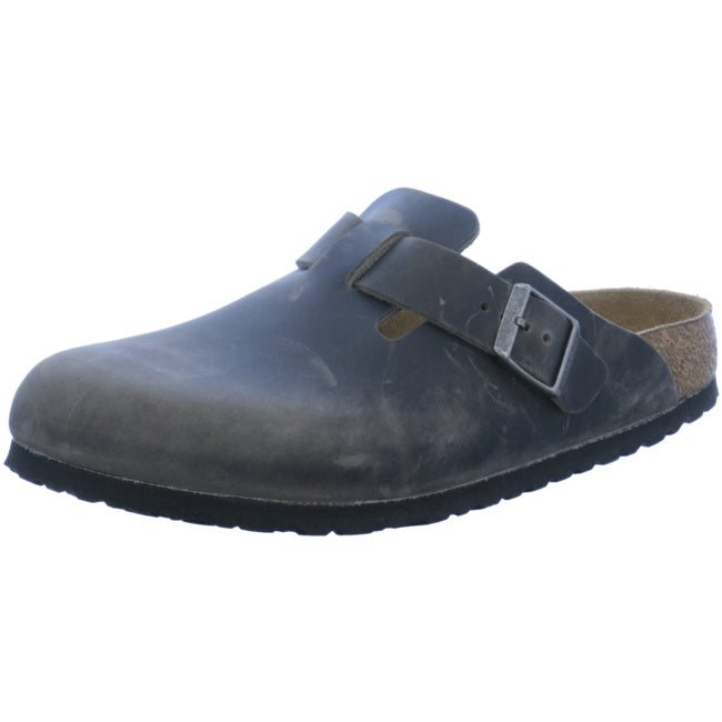 Birkenstock Boston Clogs narrow Iron Leather Oiled Shoes SFB Mules Sandals Slippers - Bartel-Shop