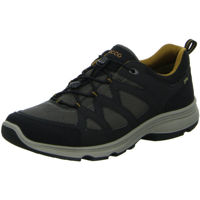 Ecco sporty lace-up shoes for men black - Bartel-Shop