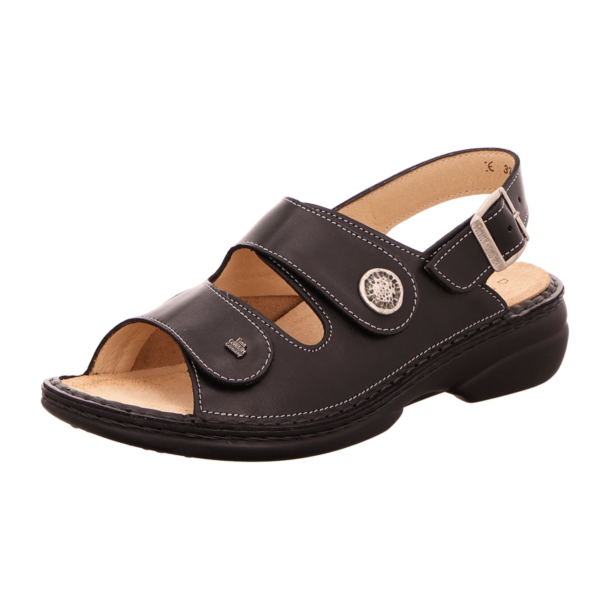 Finn Comfort ISERA Women's Comfortable Black Shoes - Stylish & Durable