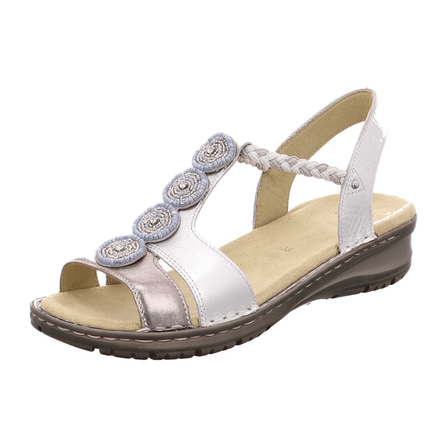 ARA HAWAII HAWA Women's T-Bar Sandal in Black Nubuck with Warm Fleece Lining - Bartel-Shop
