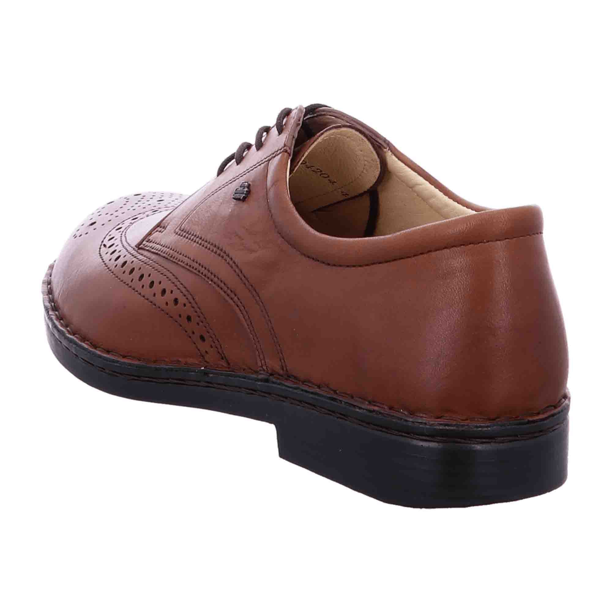 Finn Comfort Budapest Men's Brown Leather Shoes - Durable & Stylish