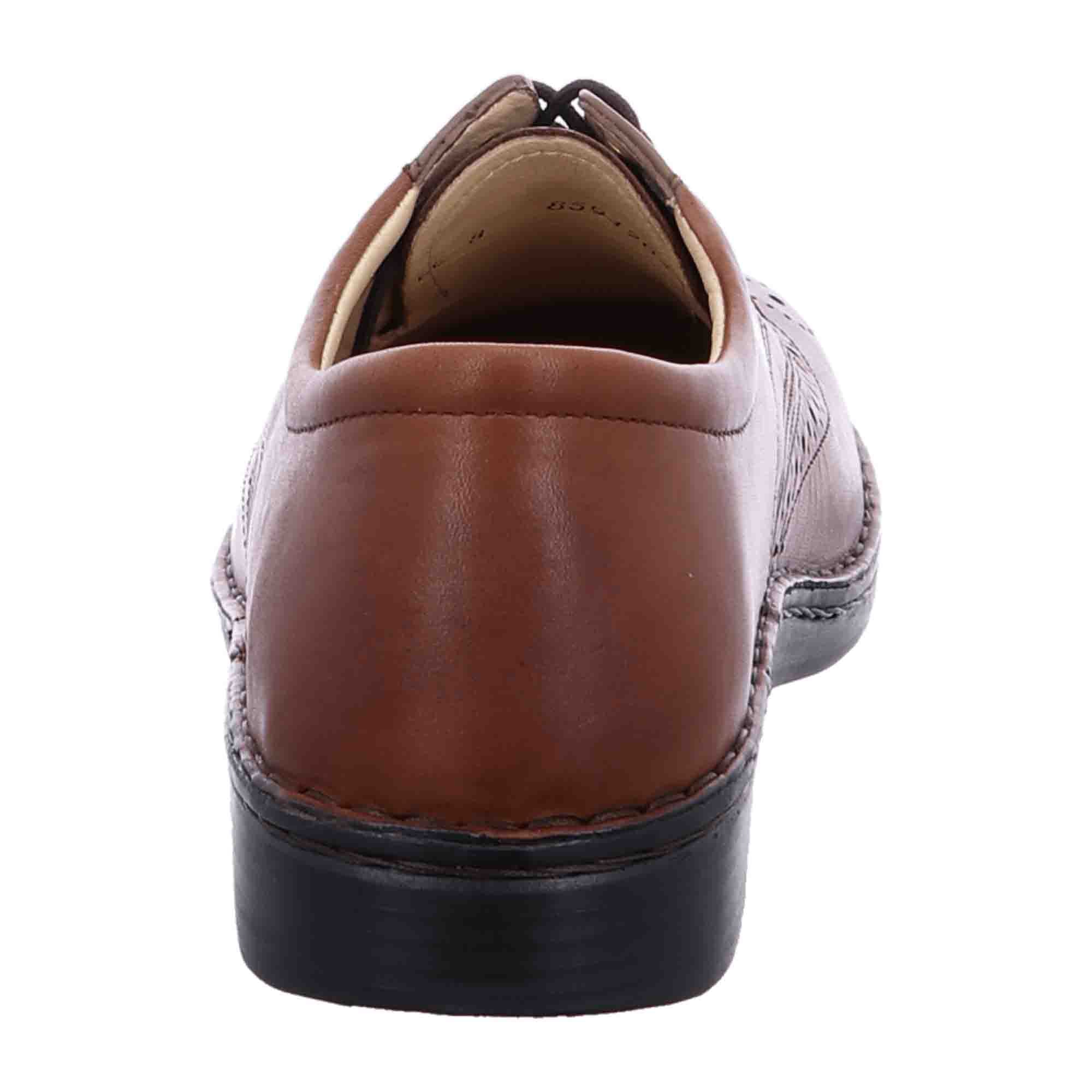 Finn Comfort Budapest Men's Brown Leather Shoes - Durable & Stylish