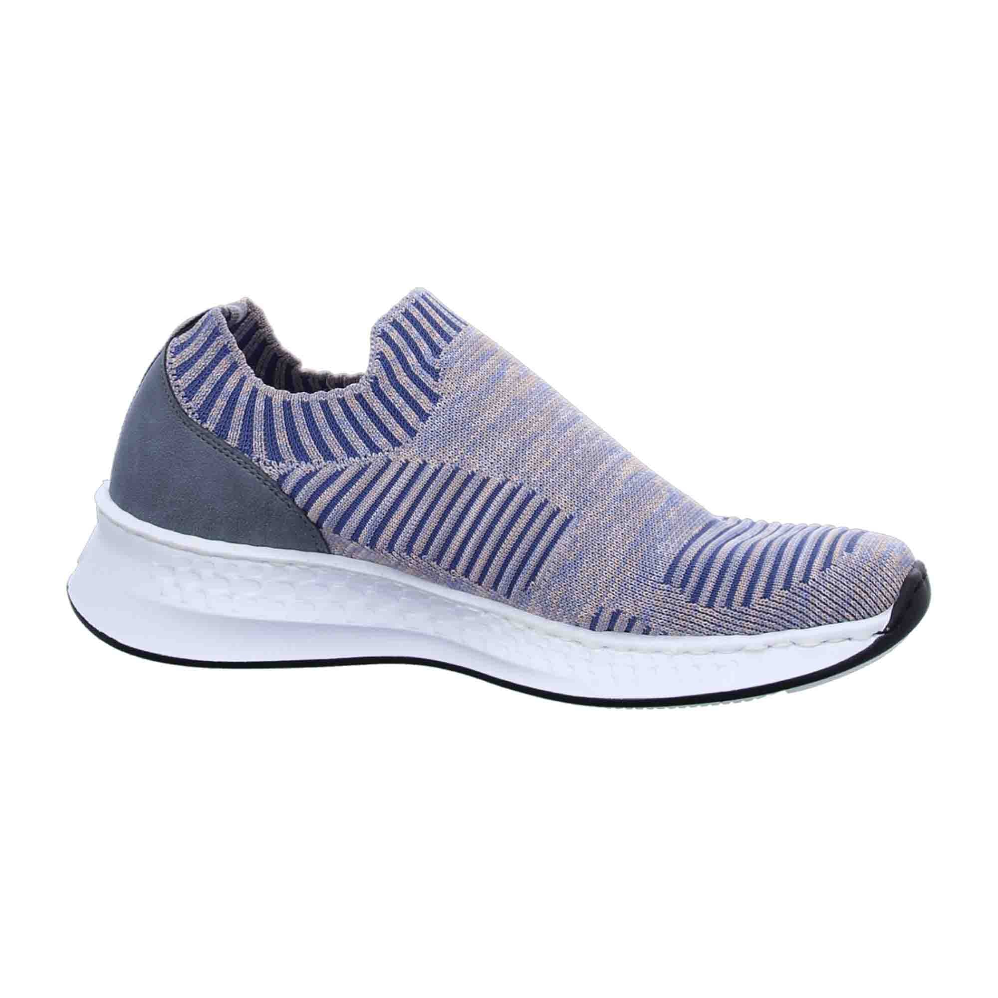 Rieker Women's Blue Athletic Slip-On Shoes Comfortable Casual Sneakers