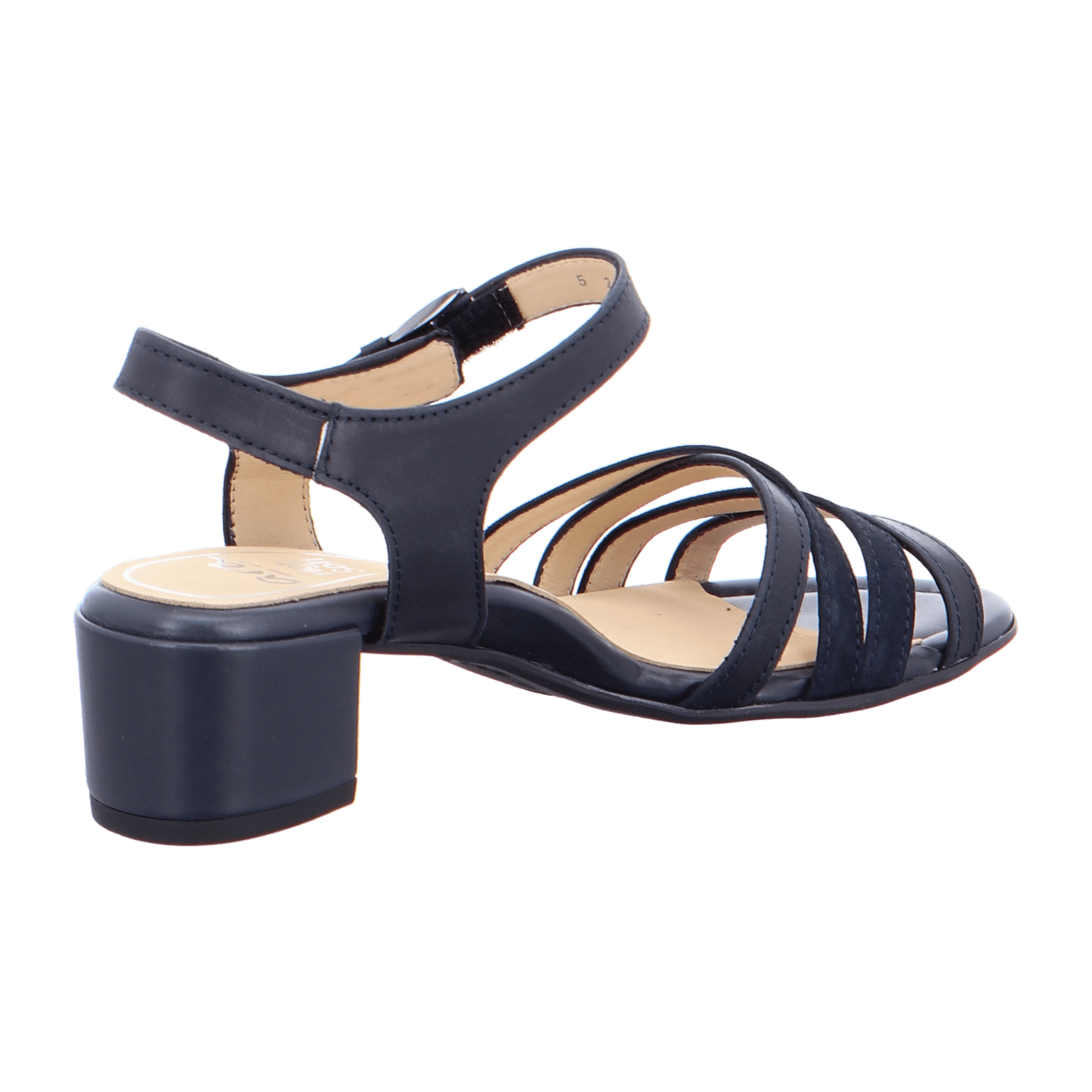 ARA GRADO-HIGHSOFT Women's Sneakers in Blue with Hook-and-Loop Closure and Ankle Strap, Open-Toe Design - Bartel-Shop