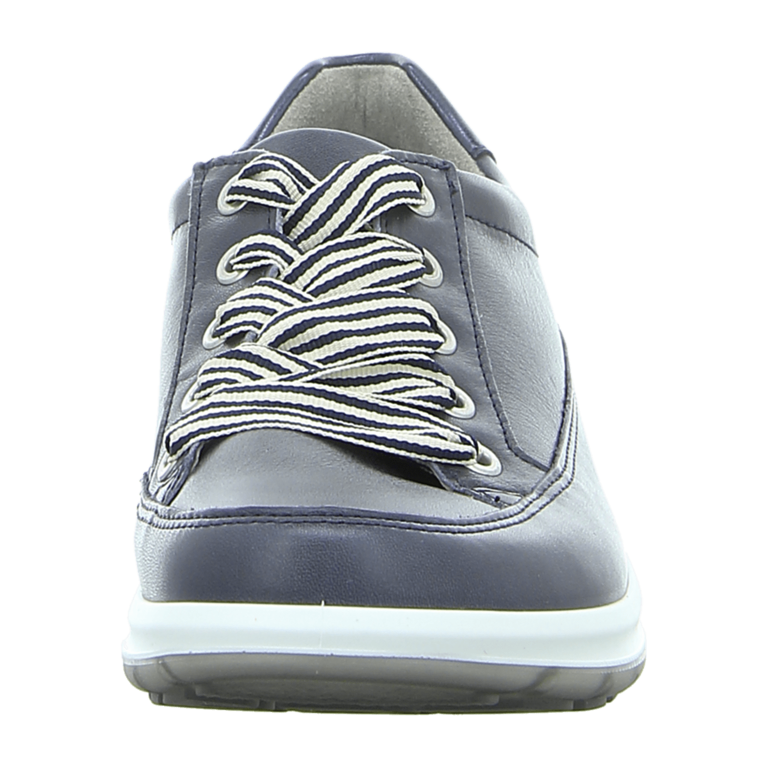ARA Low-Top Sneakers for Women in Smooth Leather with Lace-Up Closure and Round Toe in Blue - Bartel-Shop