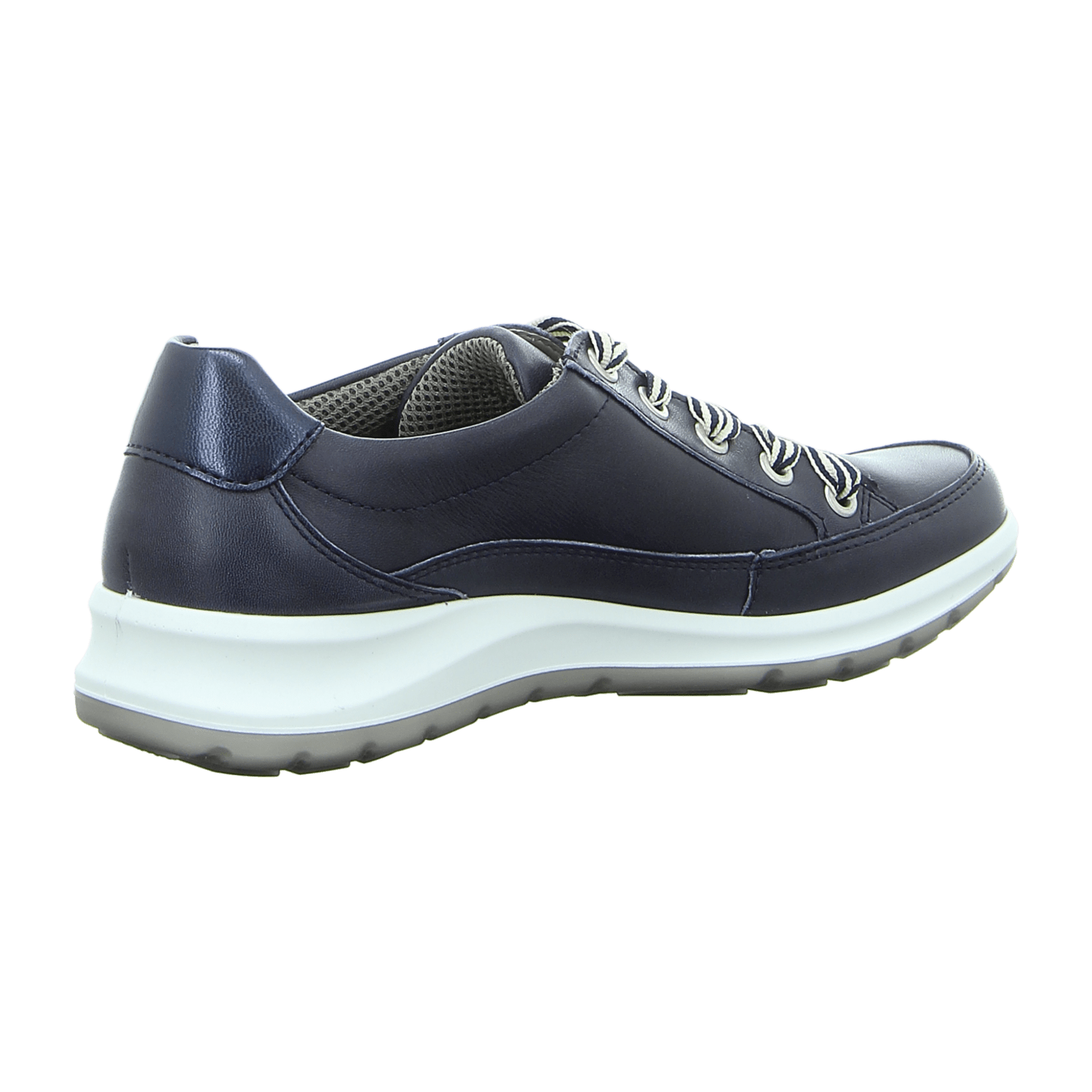 ARA Low-Top Sneakers for Women in Smooth Leather with Lace-Up Closure and Round Toe in Blue - Bartel-Shop