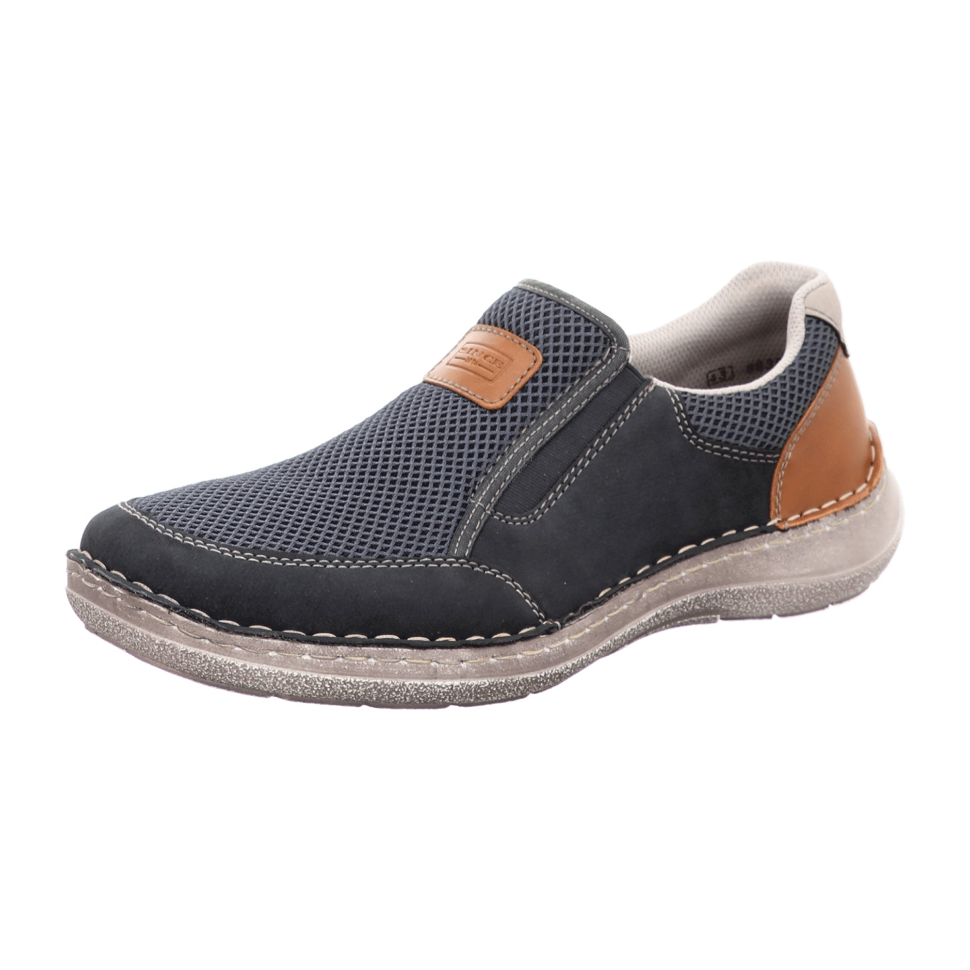 Rieker Blue Slip-On Shoes Comfortable Casual Lightweight Shock Absorbing Sole