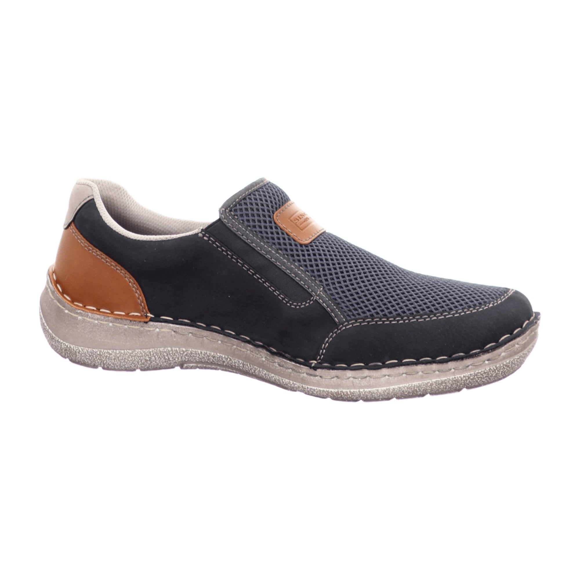 Rieker Blue Slip-On Shoes Comfortable Casual Lightweight Shock Absorbing Sole