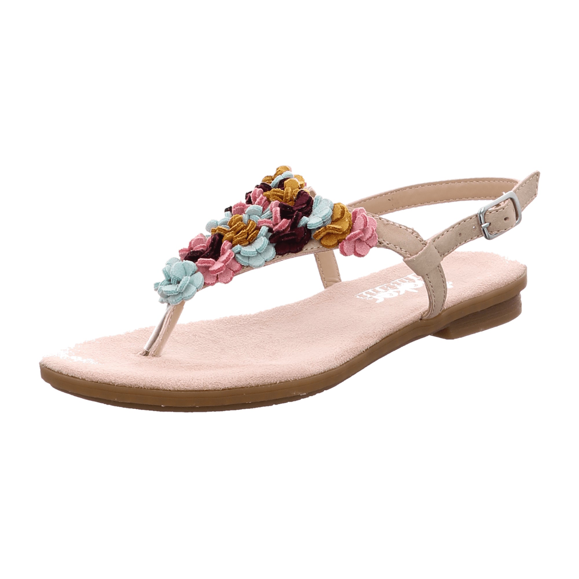 Rieker Women's Colorful Flat Shoes Synthetic Upper Textile Lining Spring Summer