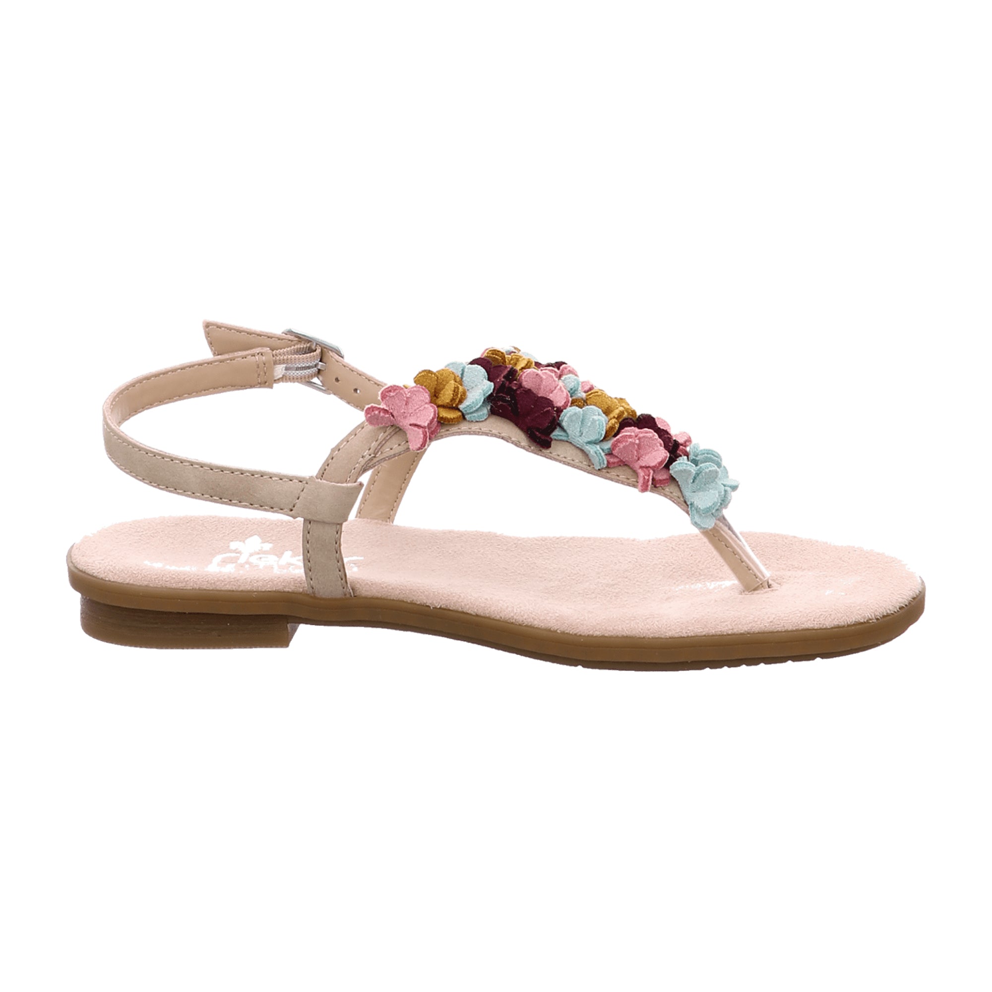 Rieker Women's Colorful Flat Shoes Synthetic Upper Textile Lining Spring Summer