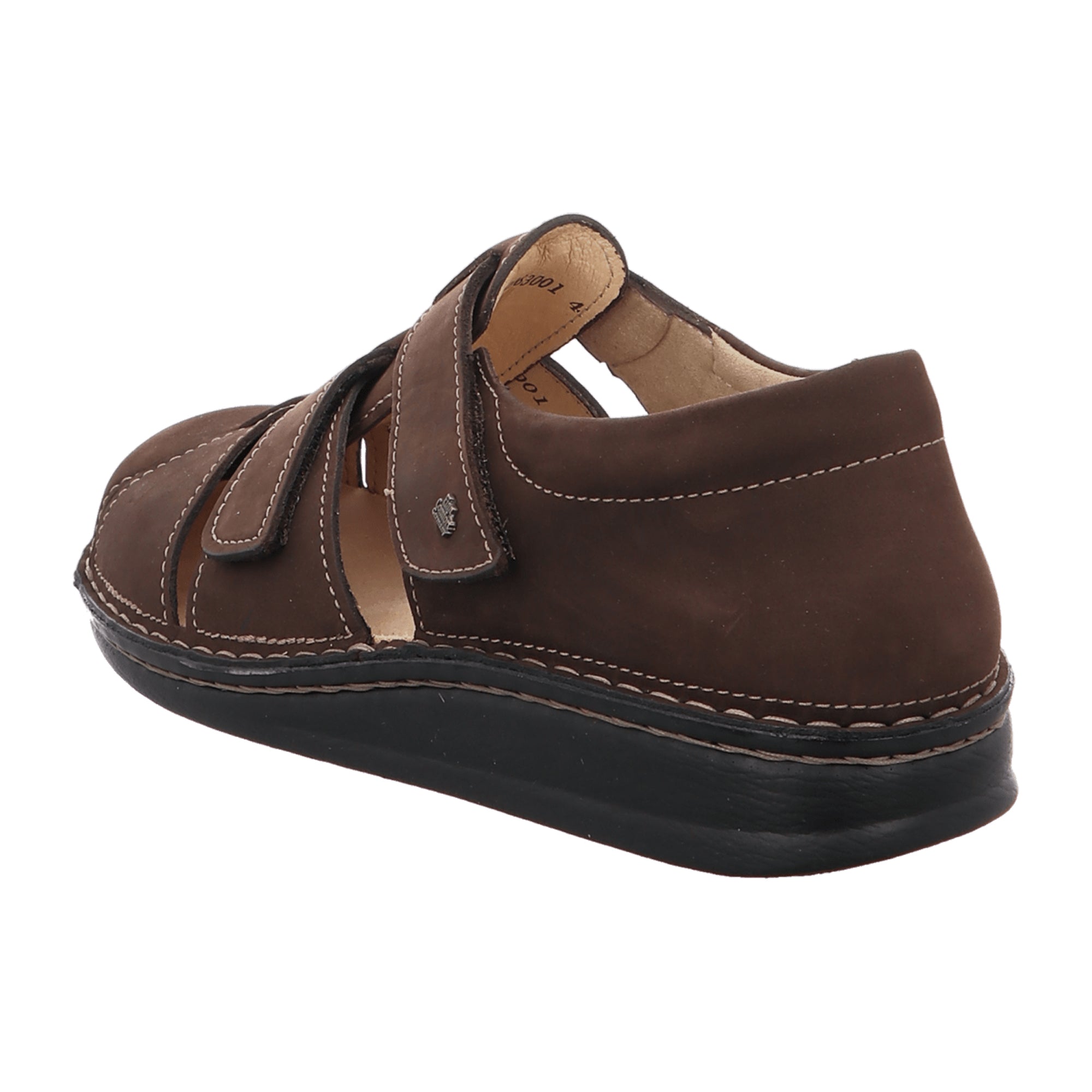 Finn Comfort Athos Men's Comfortable Brown Leather Shoes