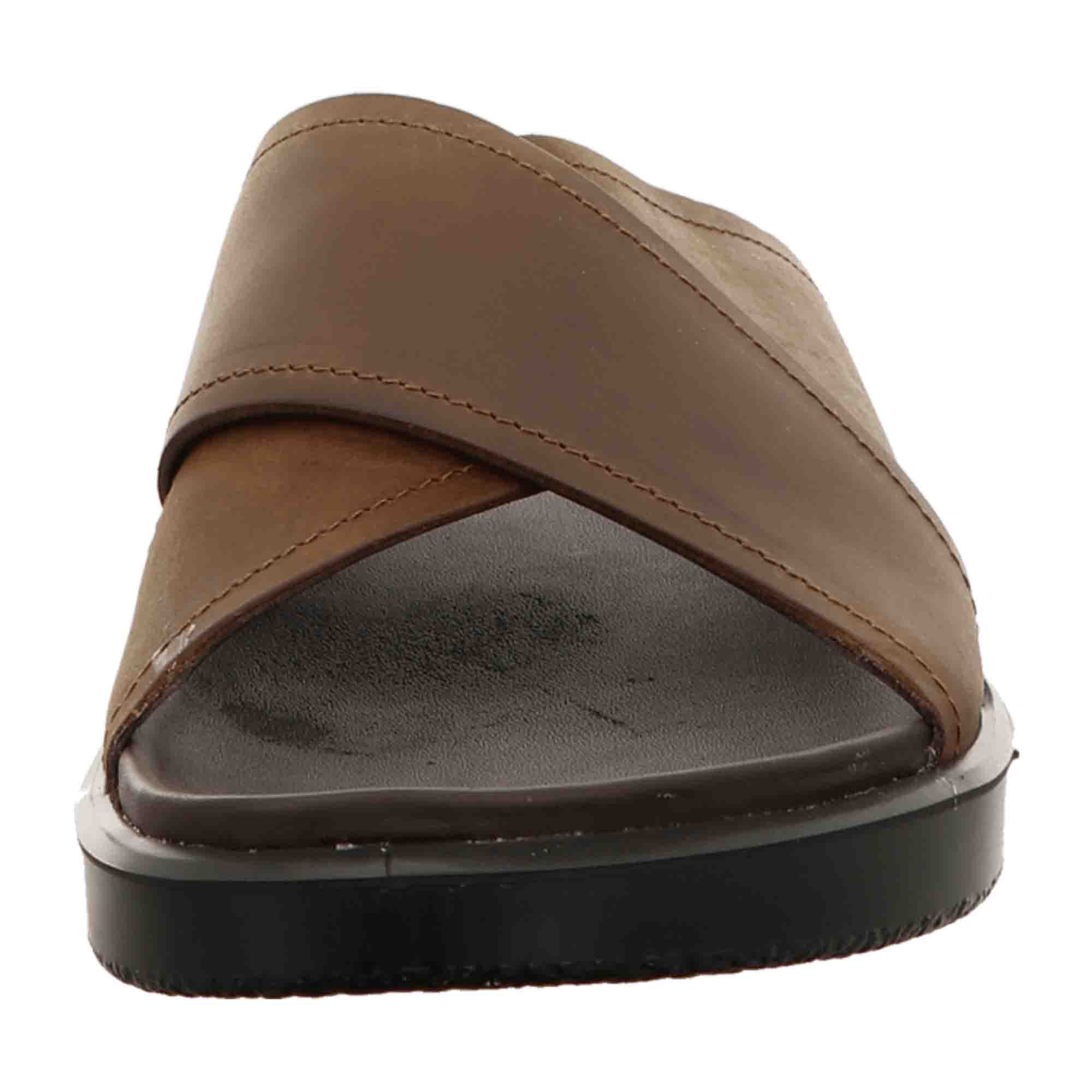 Ecco Flowt LX M Men's Sandals, Stylish & Durable Brown Leather - Perfect for Casual Wear