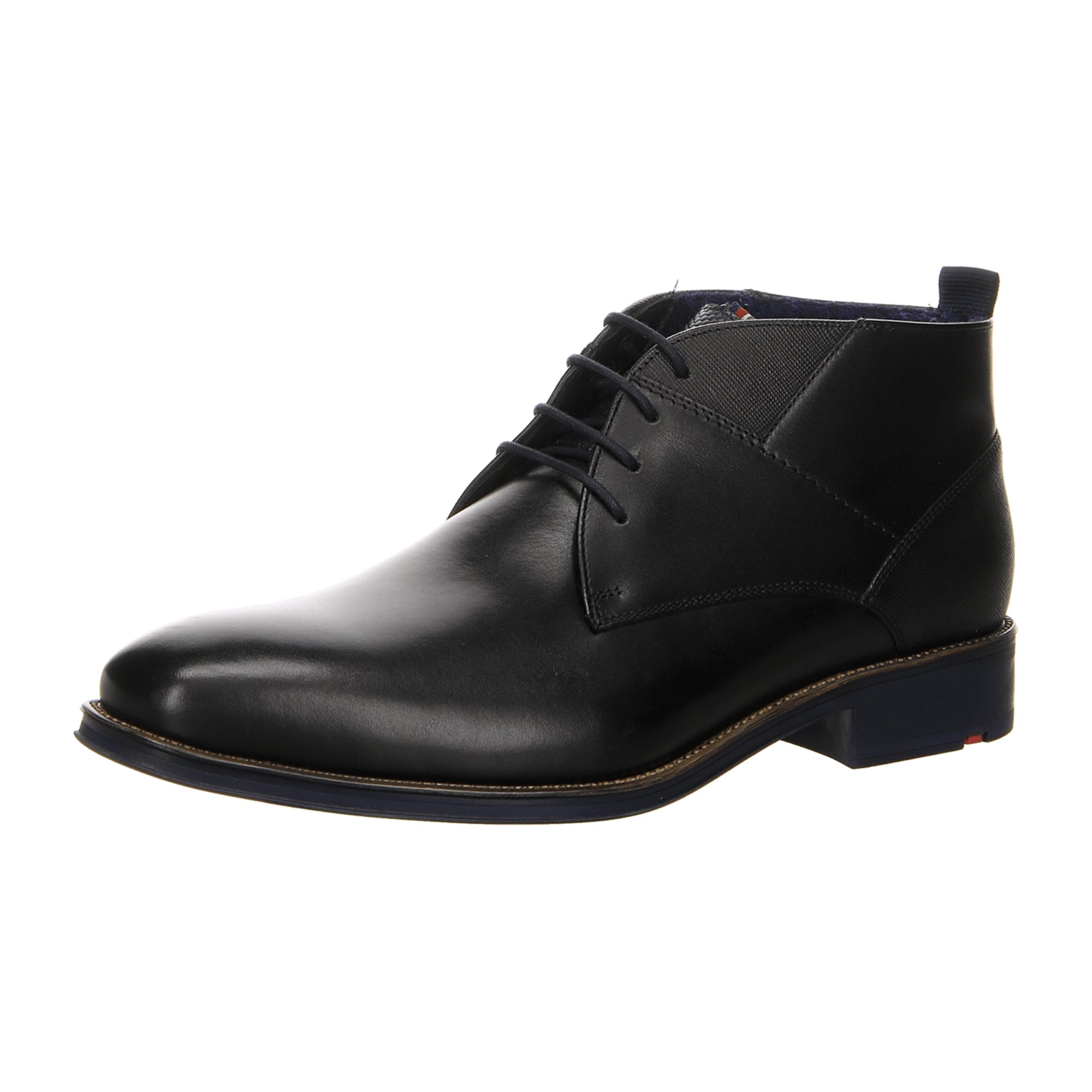 Rieker Burundi Black Men's Shoes Extra Wide Fit Lace-Up Ankle Boots