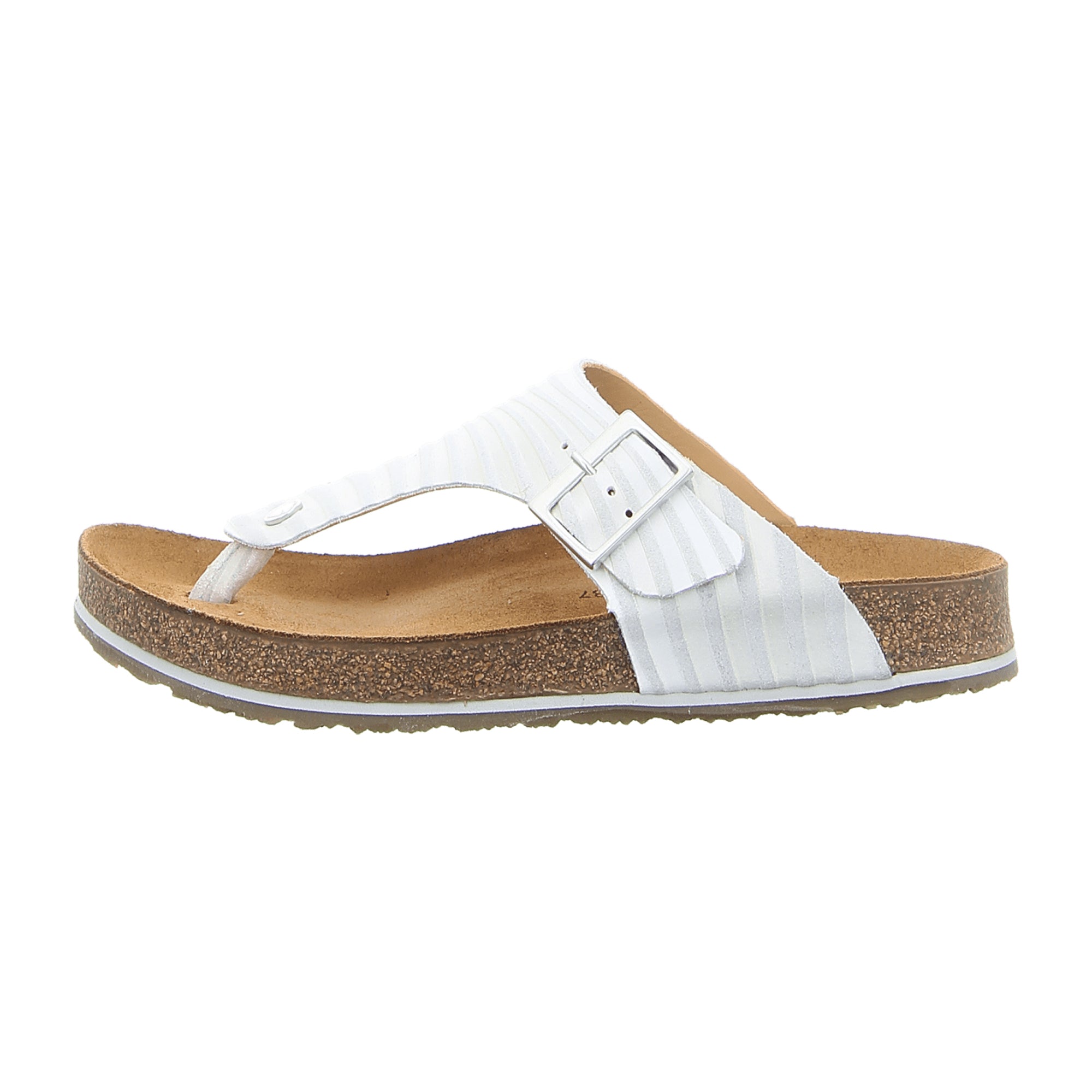 Haflinger Bio Conny Women's White Sandals - Eco-Friendly, Stylish & Comfortable