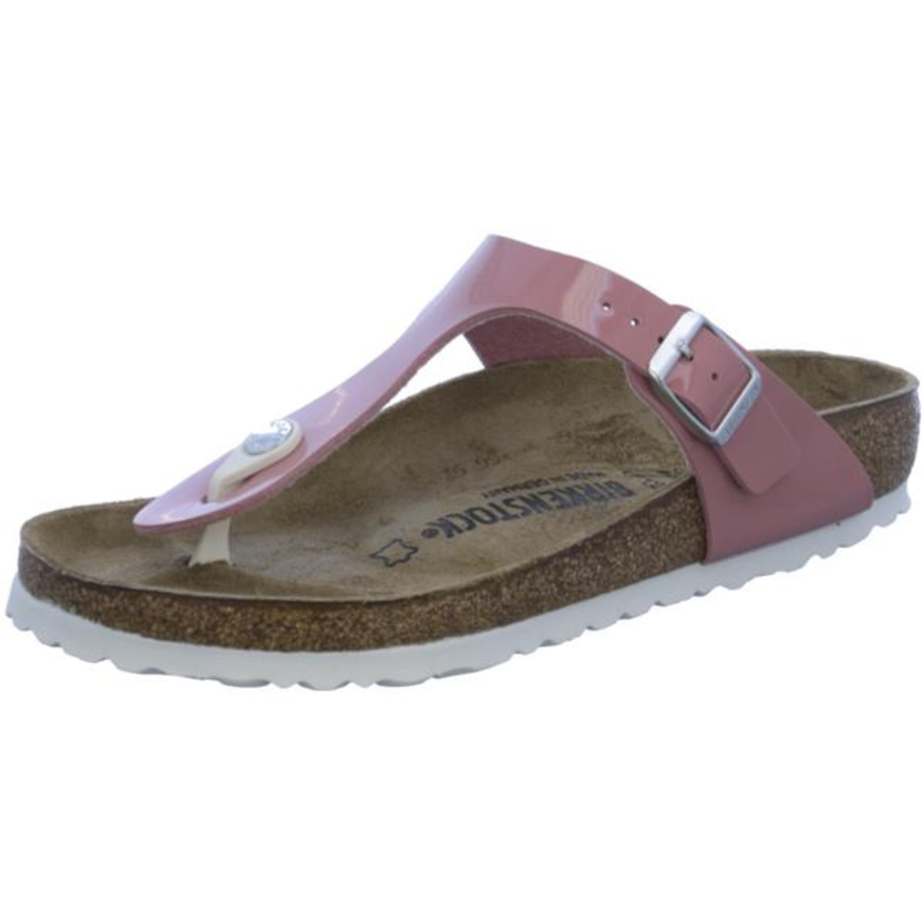 Birkenstock Gizeh Old Rose BF Patent Sandals Slides Thongs Flip Flops regular - Bartel-Shop