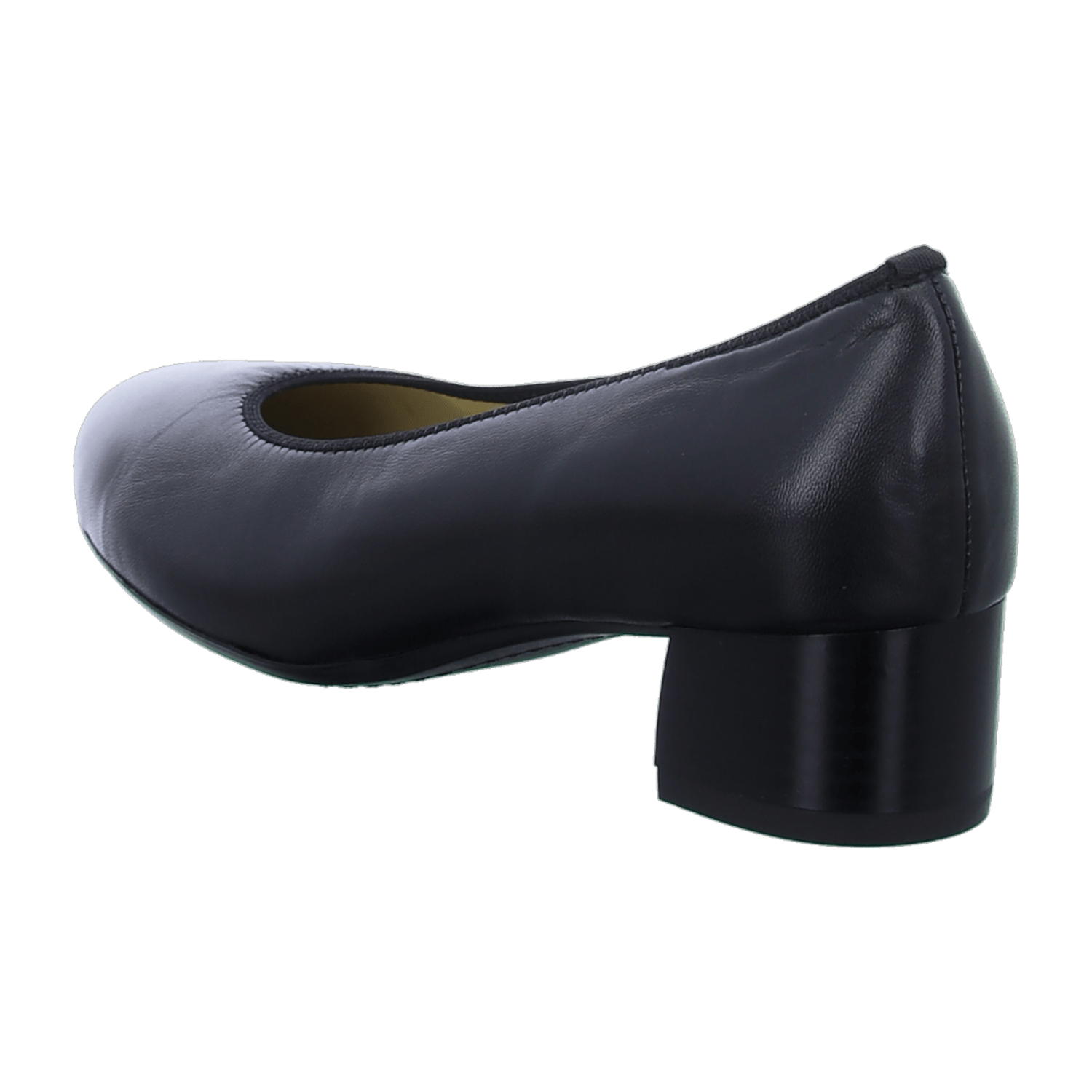 ARA 16601 Women's Pumps Smooth Leather Black Round Toe Slip-On - Bartel-Shop