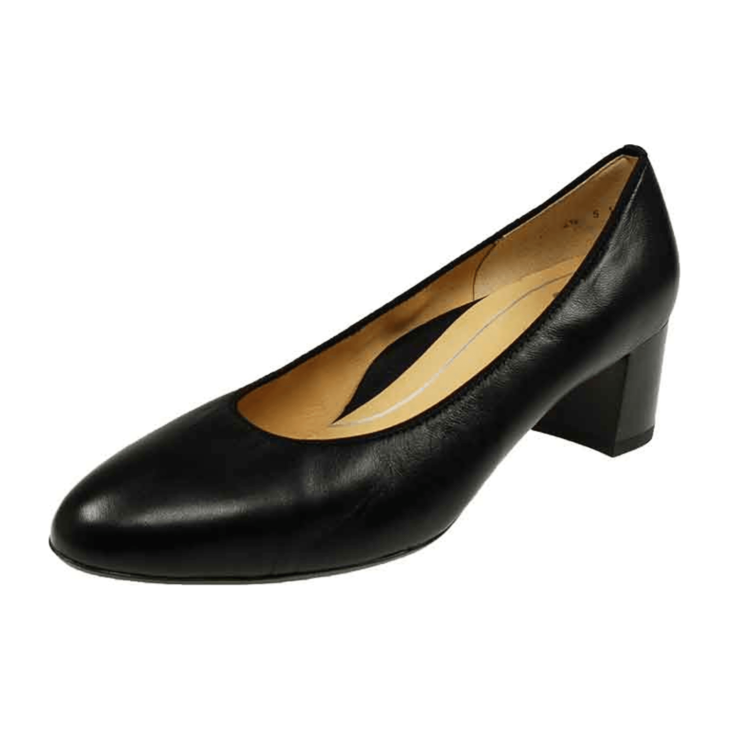 ARA KNOKKE KNOK Women's Leather Slip-On Pumps in Black - Bartel-Shop