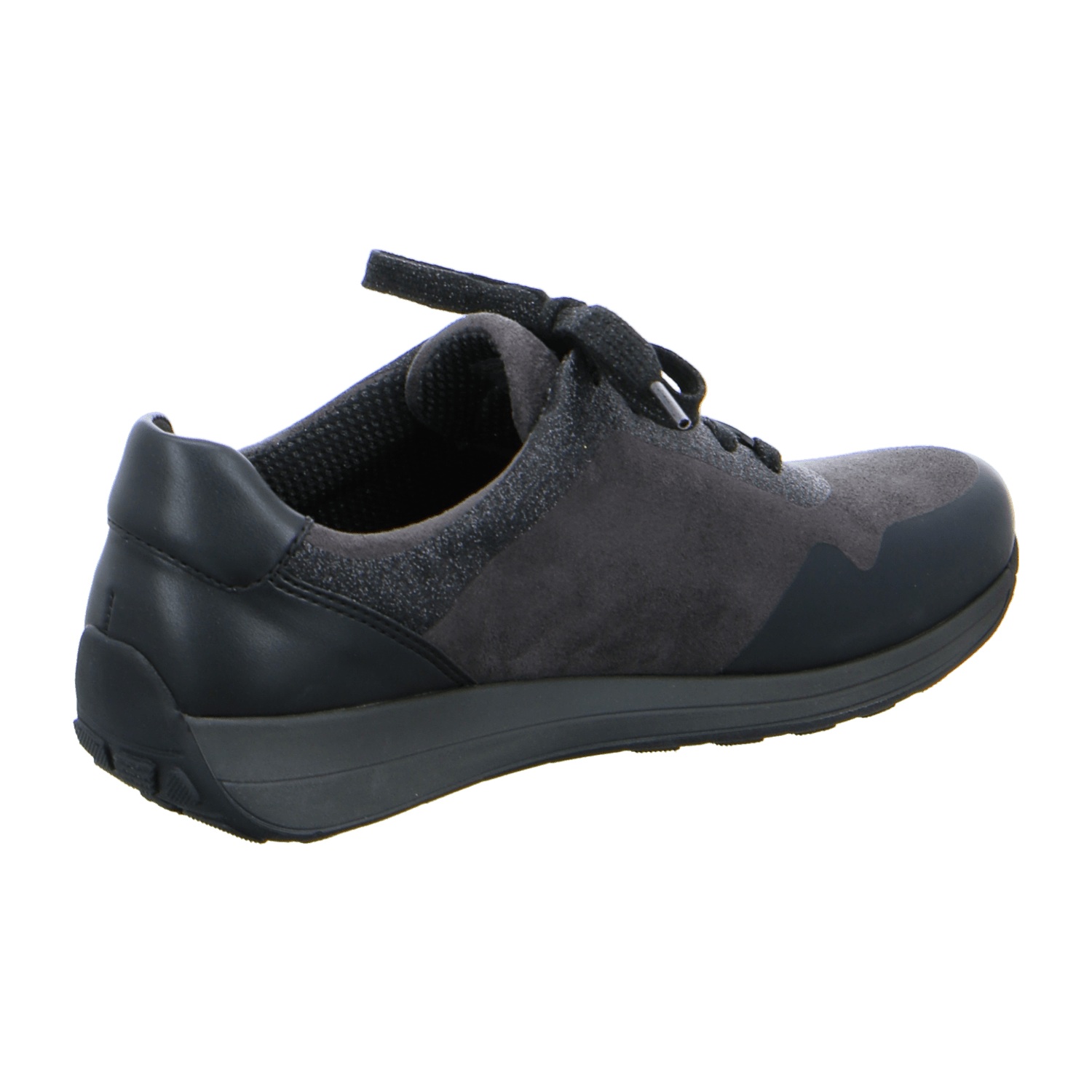 ARA Women's Sneakers in Grey, Synthetic Lace-Up Shoes with Round Toe and Cold-Weather Lining - Bartel-Shop