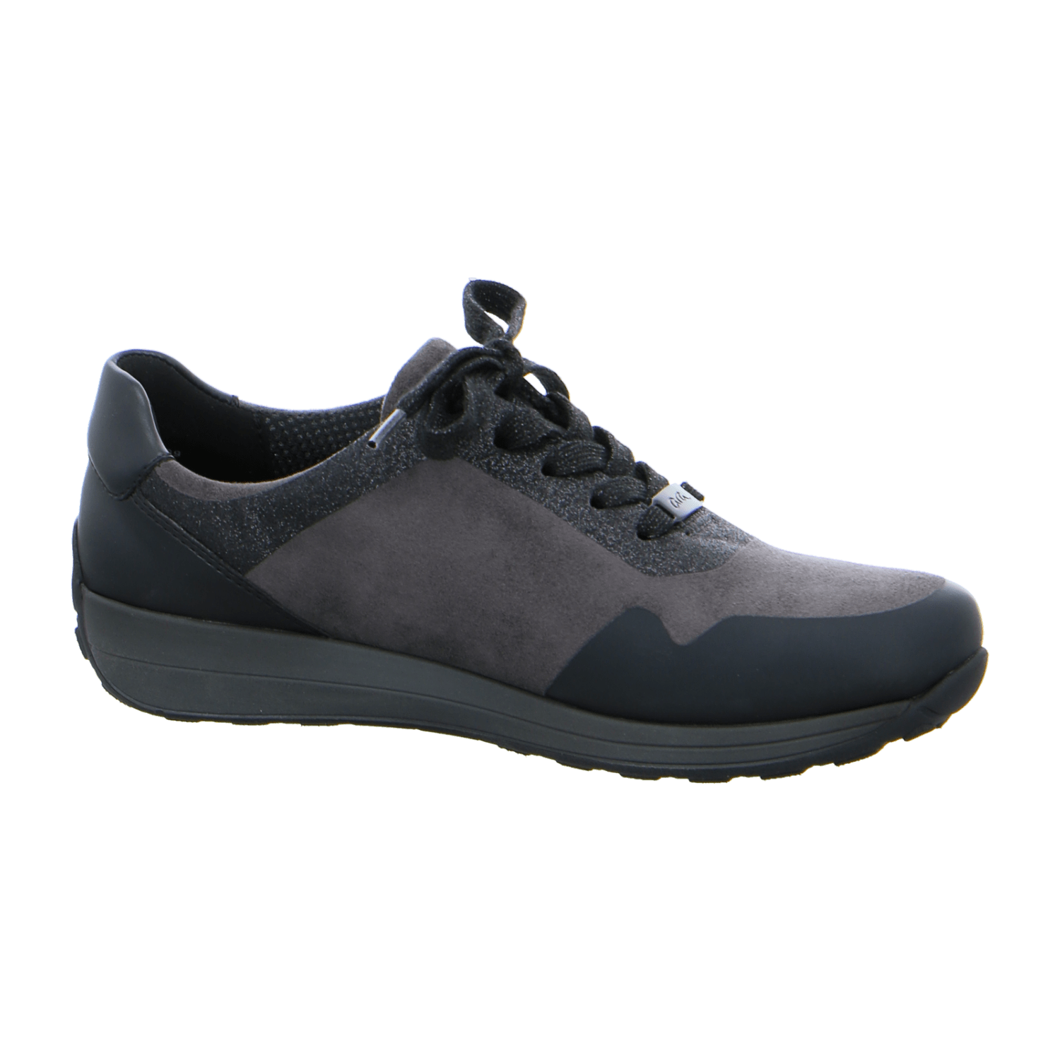 ARA Women's Sneakers in Grey, Synthetic Lace-Up Shoes with Round Toe and Cold-Weather Lining - Bartel-Shop
