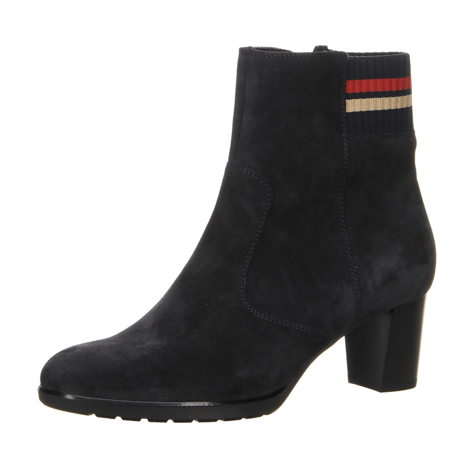 ARA ORLY Women's Ankle Boots in Blue Suede with Round Toe and Textile Lining - Bartel-Shop