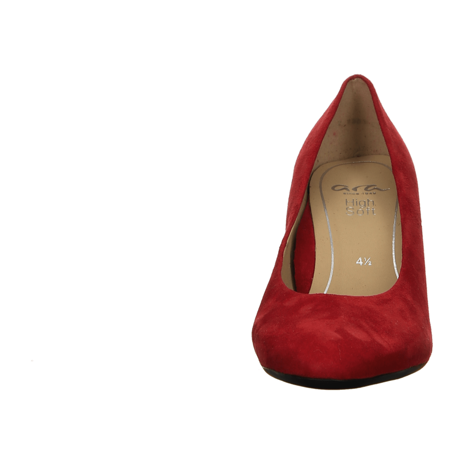 ARA MARSEILLE Women's Shoes in Red with Leather Lining and Rubber Sole, Slip-On Design - Bartel-Shop