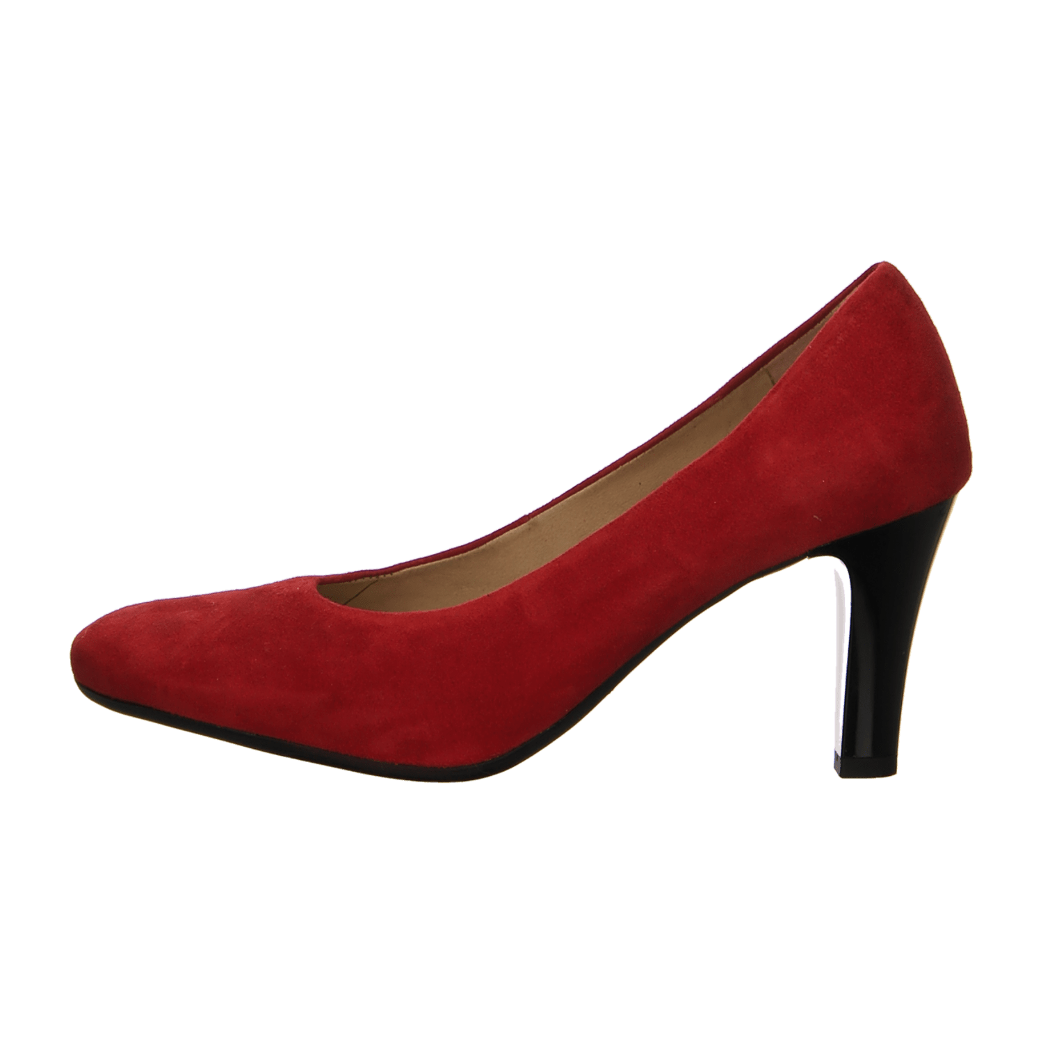 ARA MARSEILLE Women's Shoes in Red with Leather Lining and Rubber Sole, Slip-On Design - Bartel-Shop