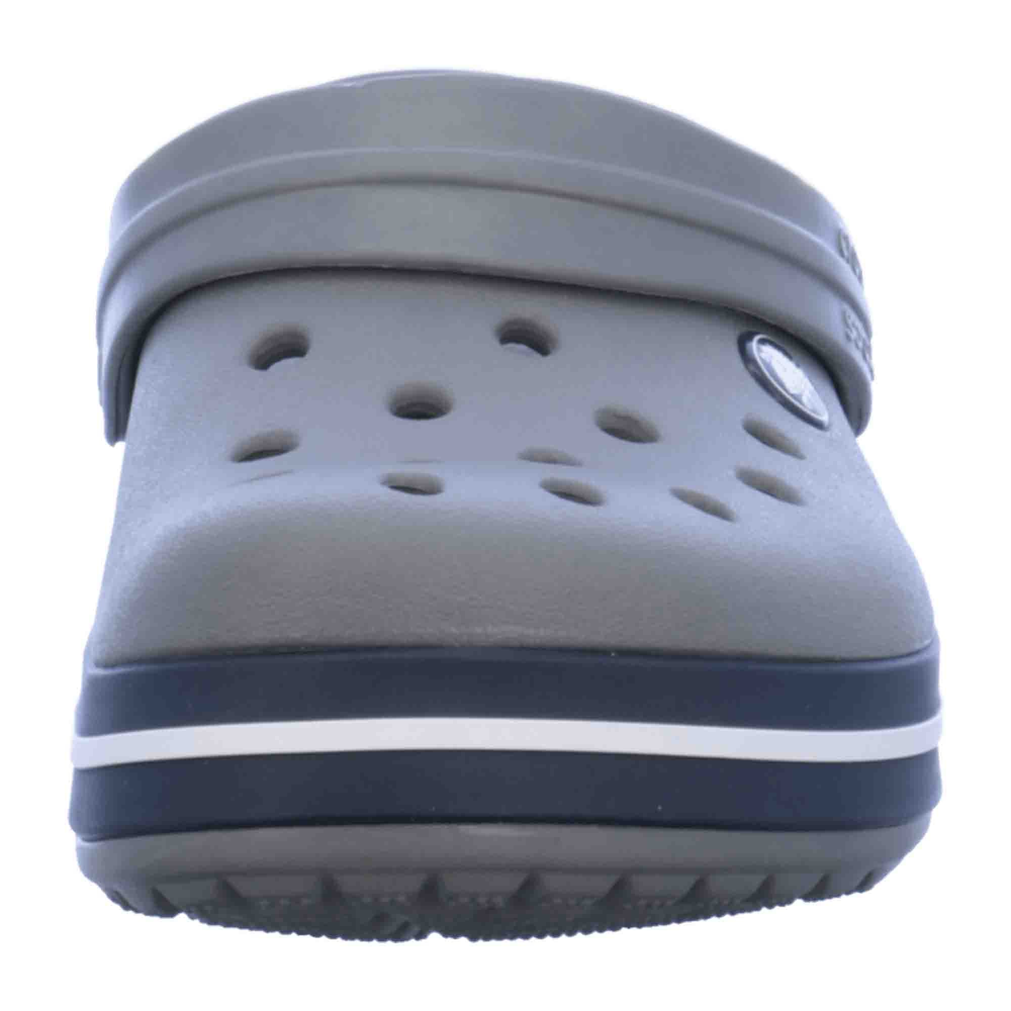 Crocs Crocband Kids Clog Smoke/Navy - Stylish & Durable Grey Footwear for Children