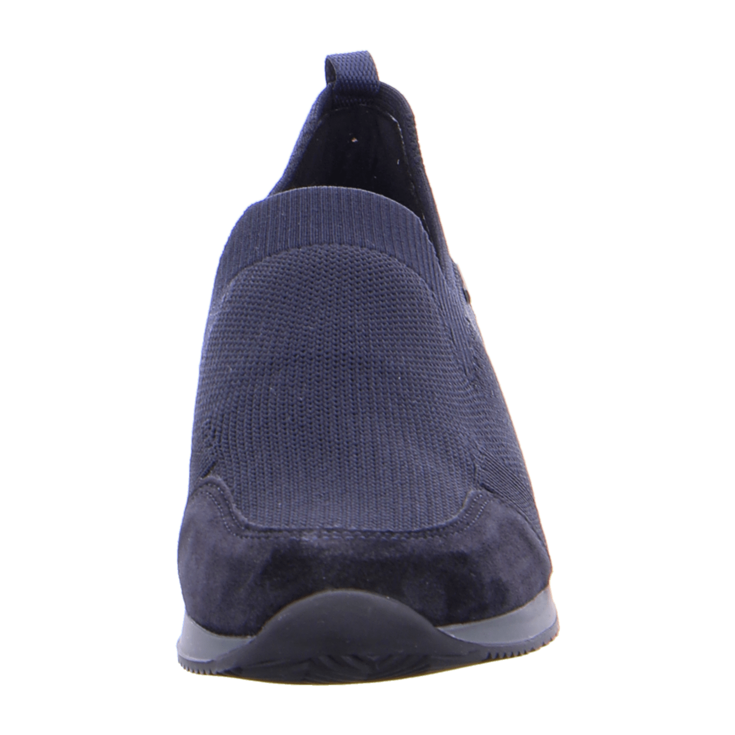 ARA LISBON Women's Blue Suede Slippers with Lace-Up Detail and Round Toe - Bartel-Shop