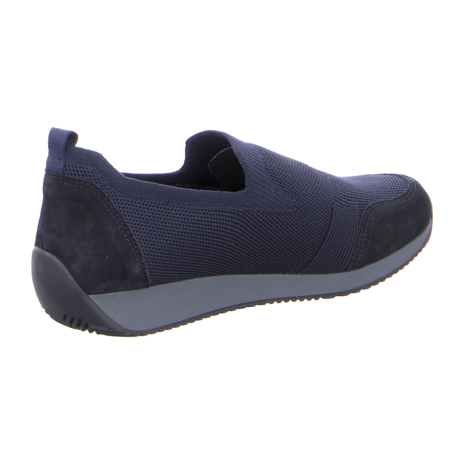 ARA LISBON Women's Blue Suede Slippers with Lace-Up Detail and Round Toe - Bartel-Shop