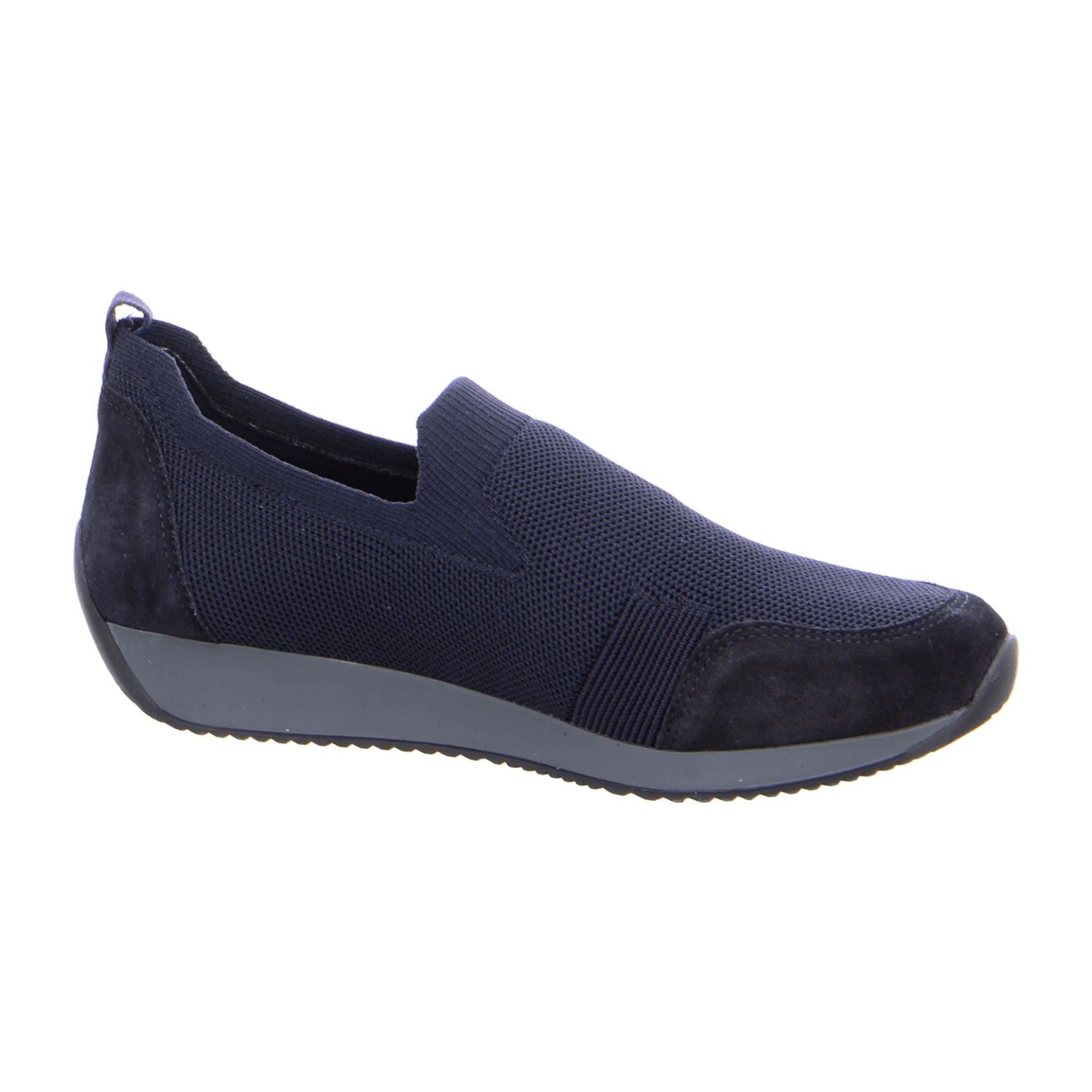 ARA LISBON Women's Blue Suede Slippers with Lace-Up Detail and Round Toe - Bartel-Shop