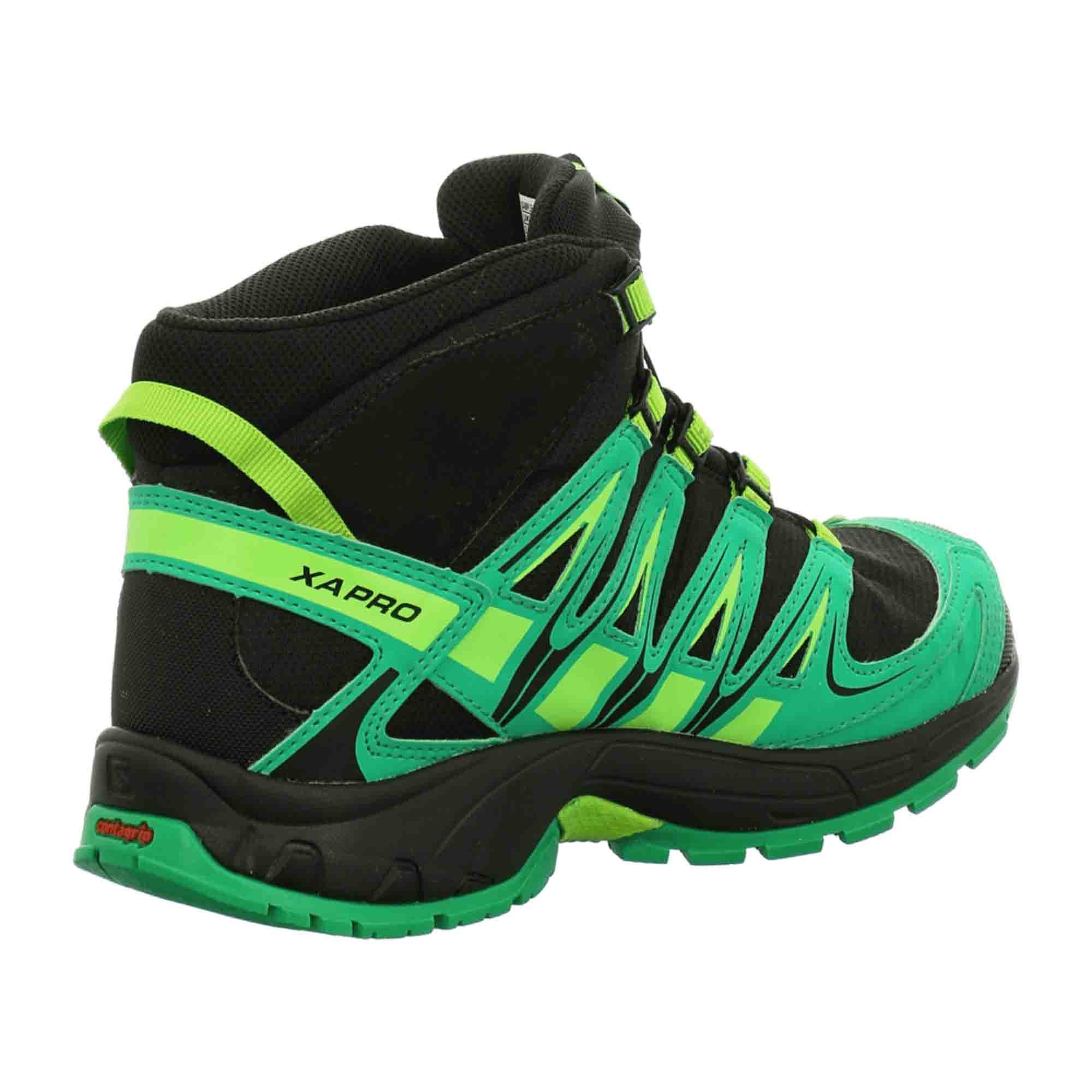 Salomon XA PRO 3 D Mid CSWP for children, green, shoes