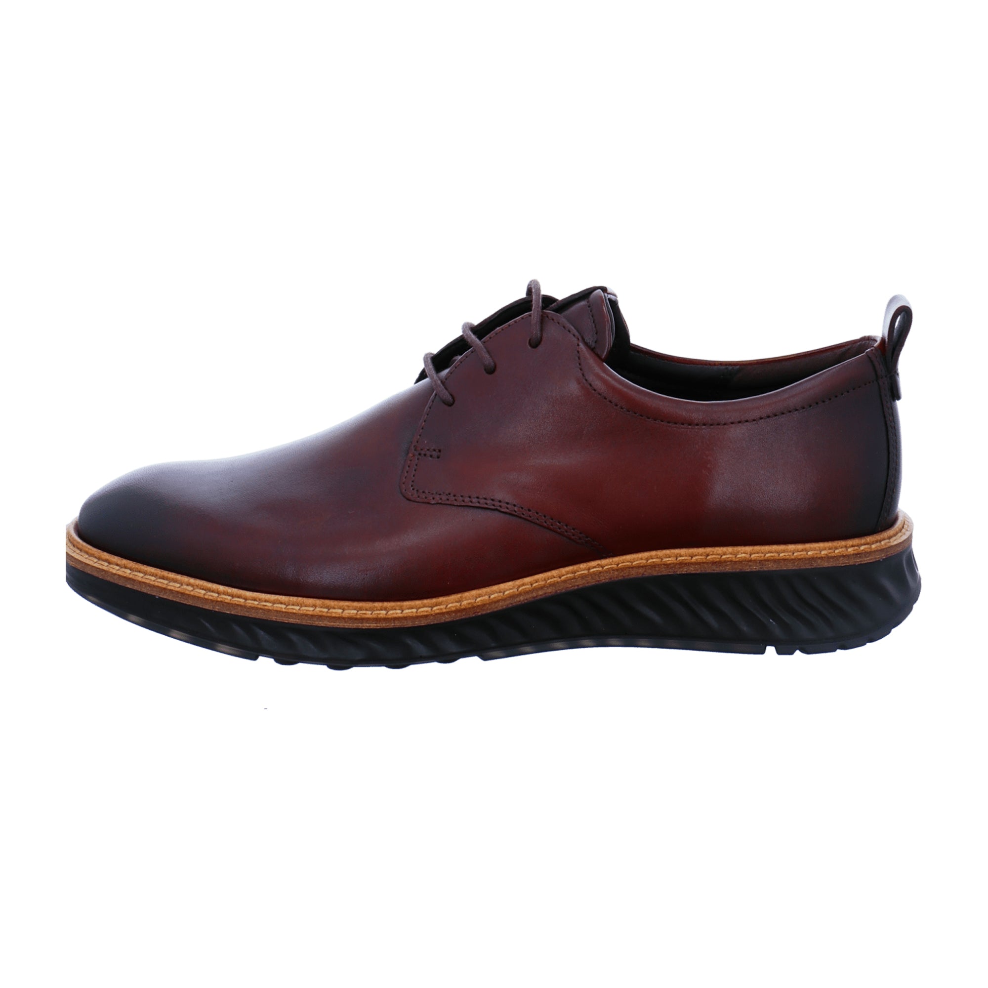 Ecco Men's Brown Leather Shoes - Stylish & Durable Footwear for Young Men