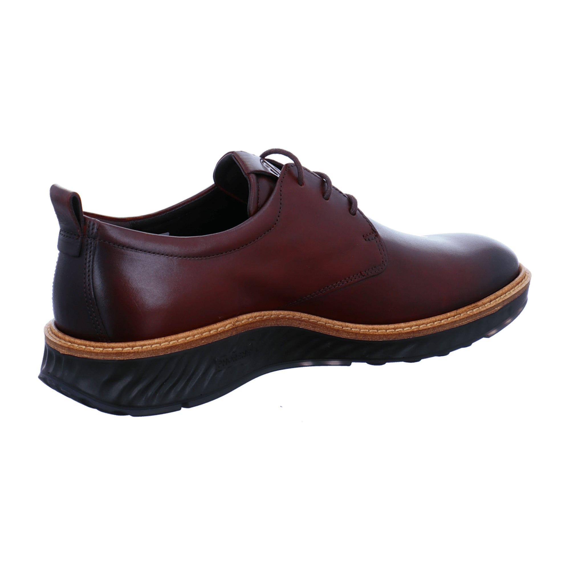 Ecco Men's Brown Leather Shoes - Stylish & Durable Footwear for Young Men