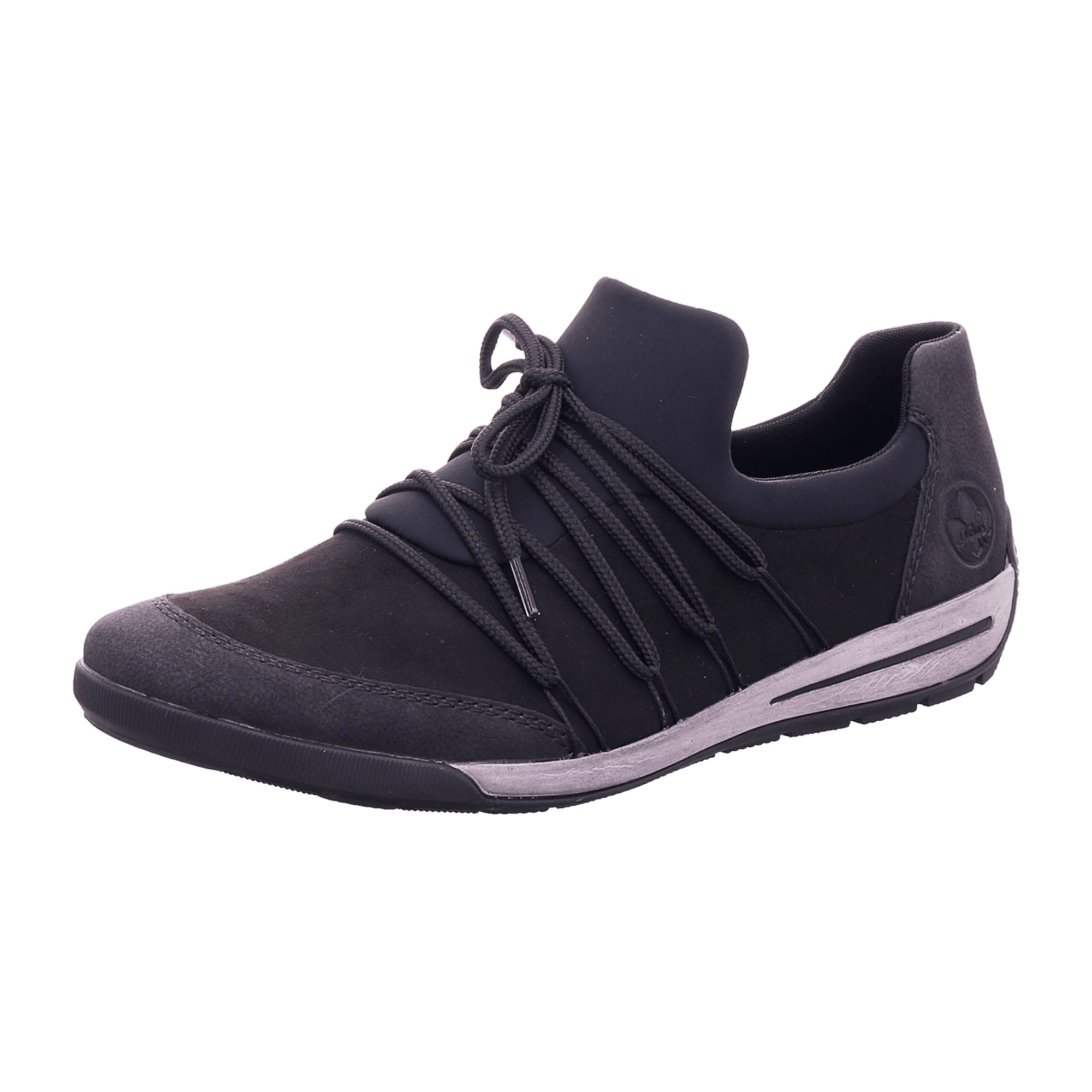 Rieker Comfortable Women's Black Lace-Up Shoes