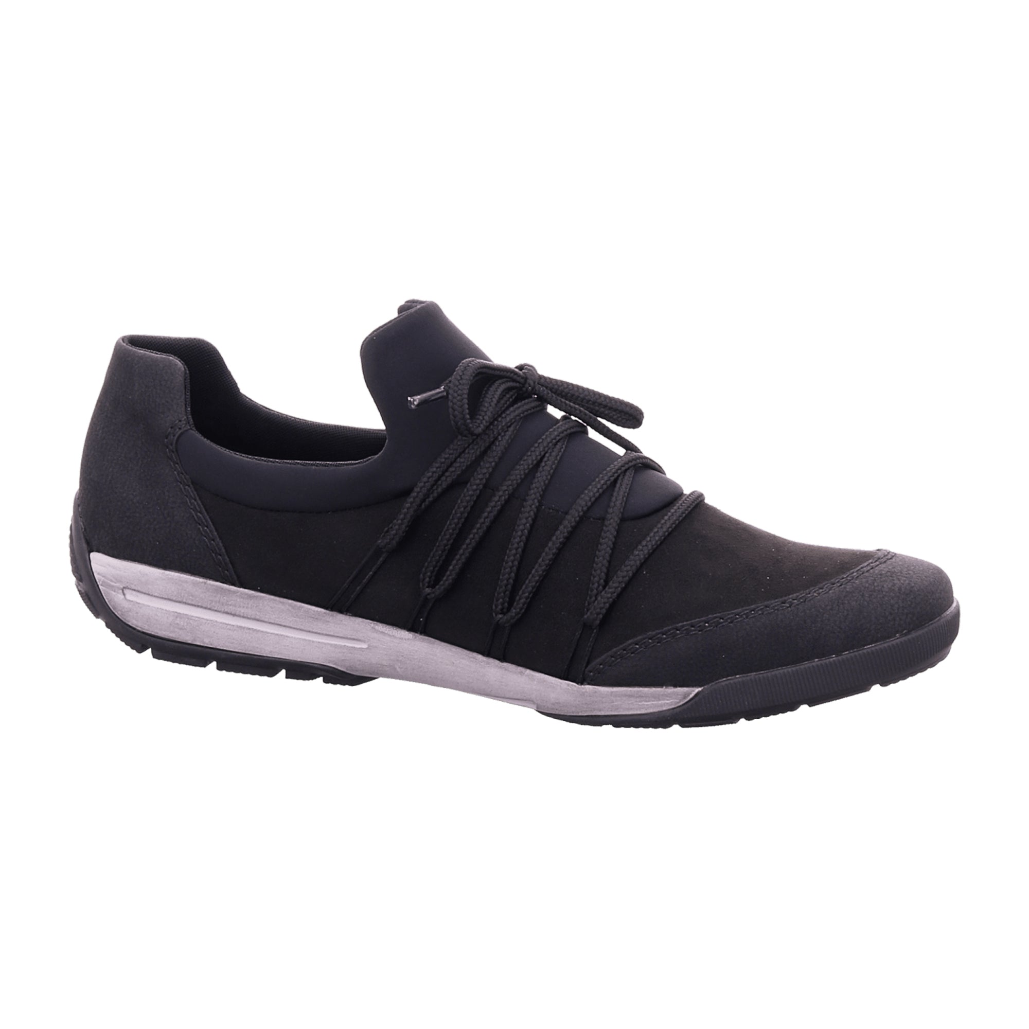 Rieker Comfortable Women's Black Lace-Up Shoes
