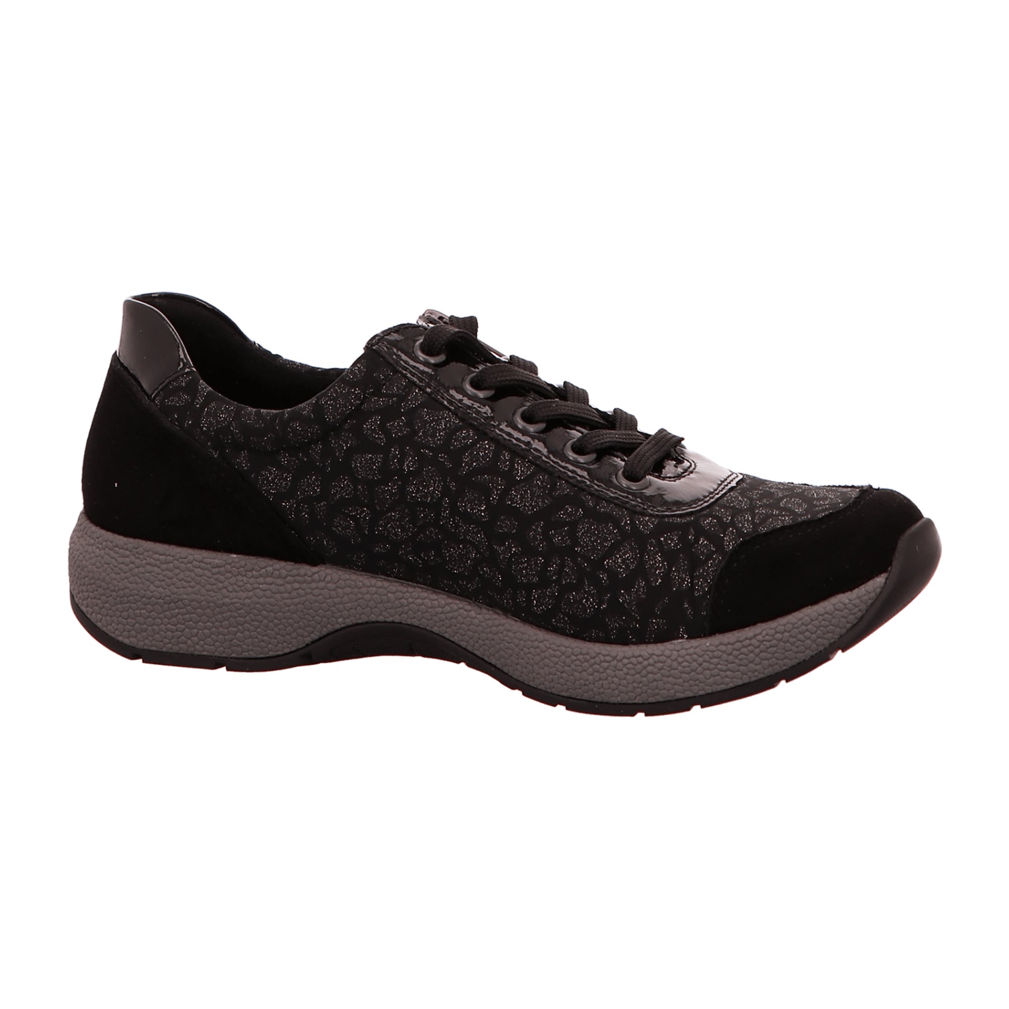 Remonte Comfortable Women's Lace-Up Shoes Black