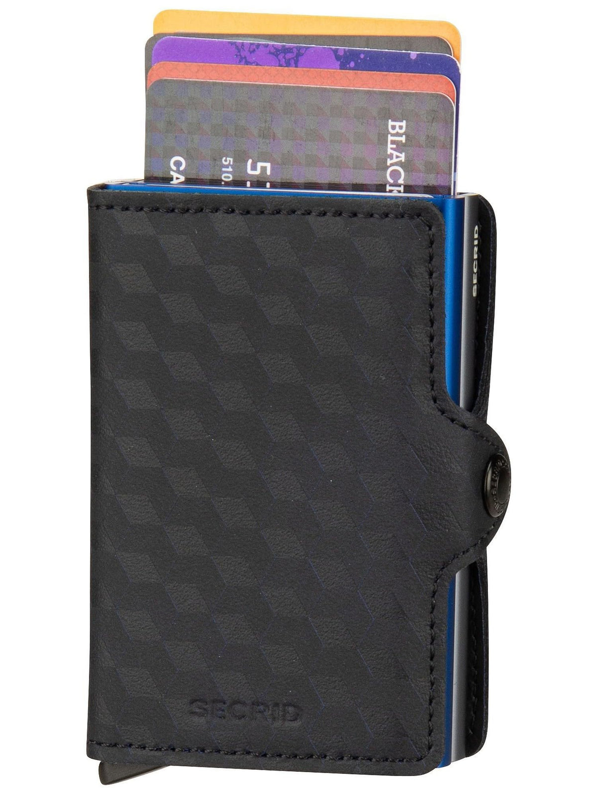 Secrid Twinwallet Optical Titanium-Blue Wallet - Sustainable Fiber Blend