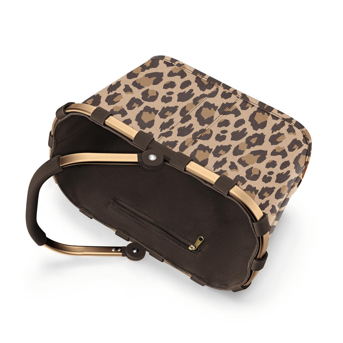 reisenthel Carrybag XS Frame Leo Macchiato - Small Shopping Basket