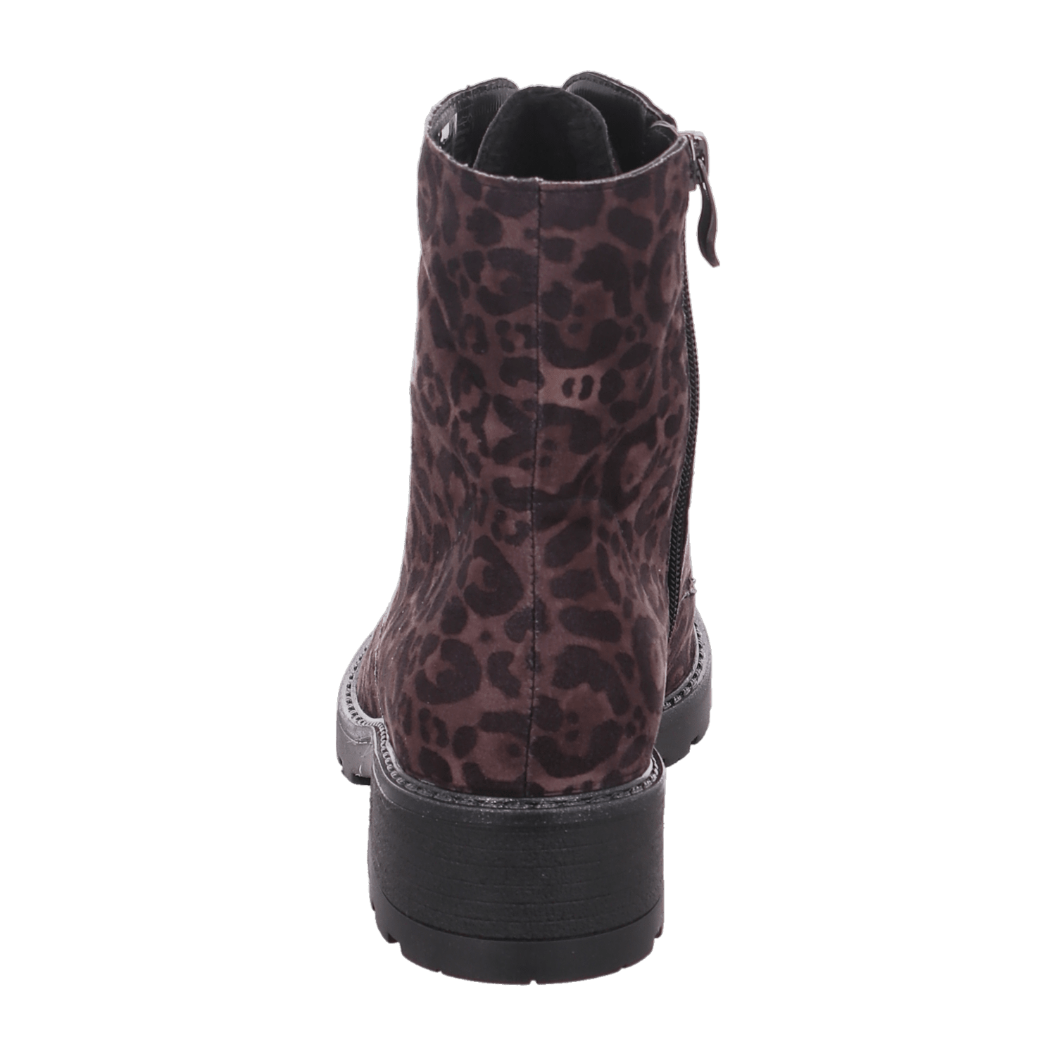 ARA Curry Women's Animal Print Boots with warm leather, synthetic and textile lining, round toe - Bartel-Shop