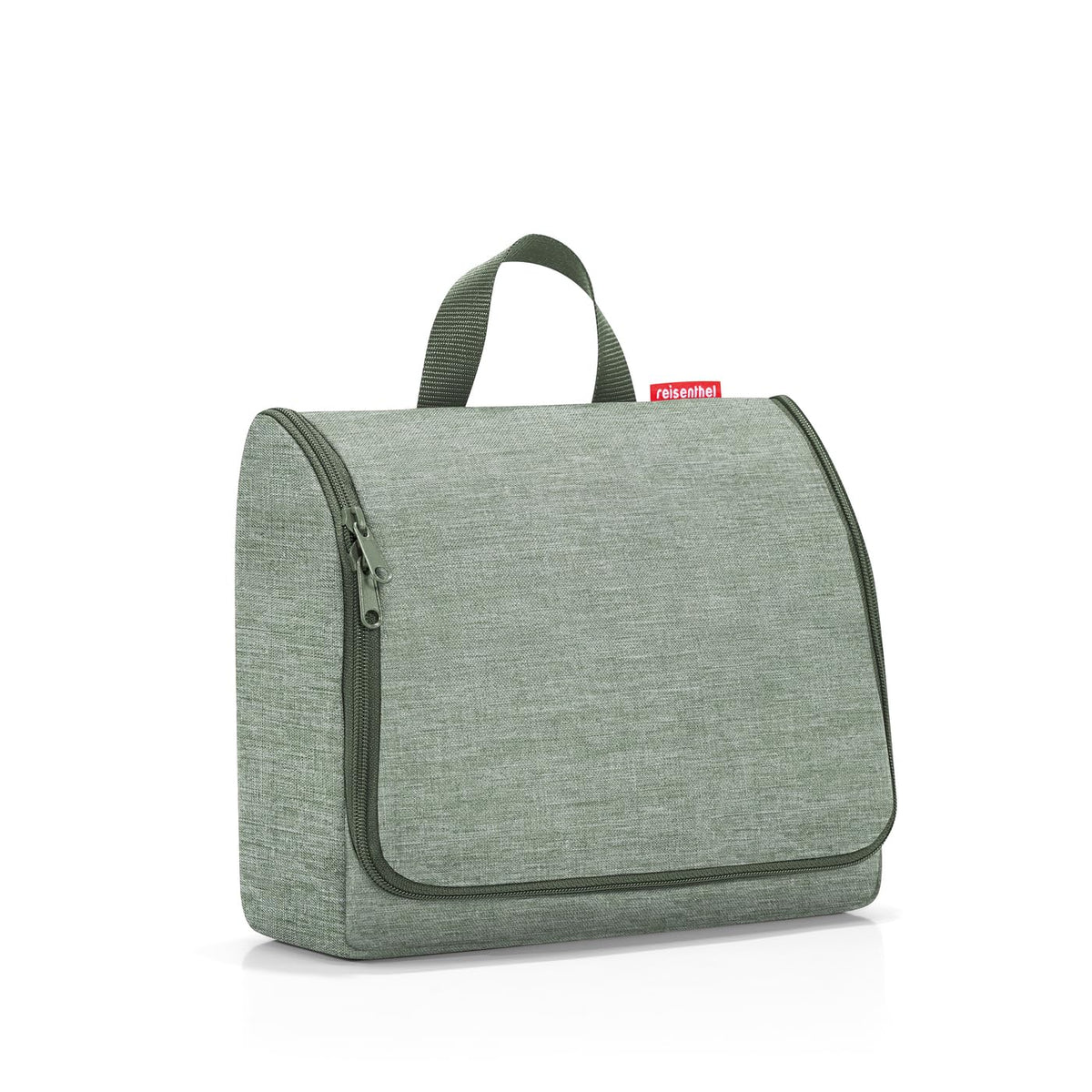 reisenthel Toiletbag XL Twist Sage - Hanging Toiletry Bag with Mirror