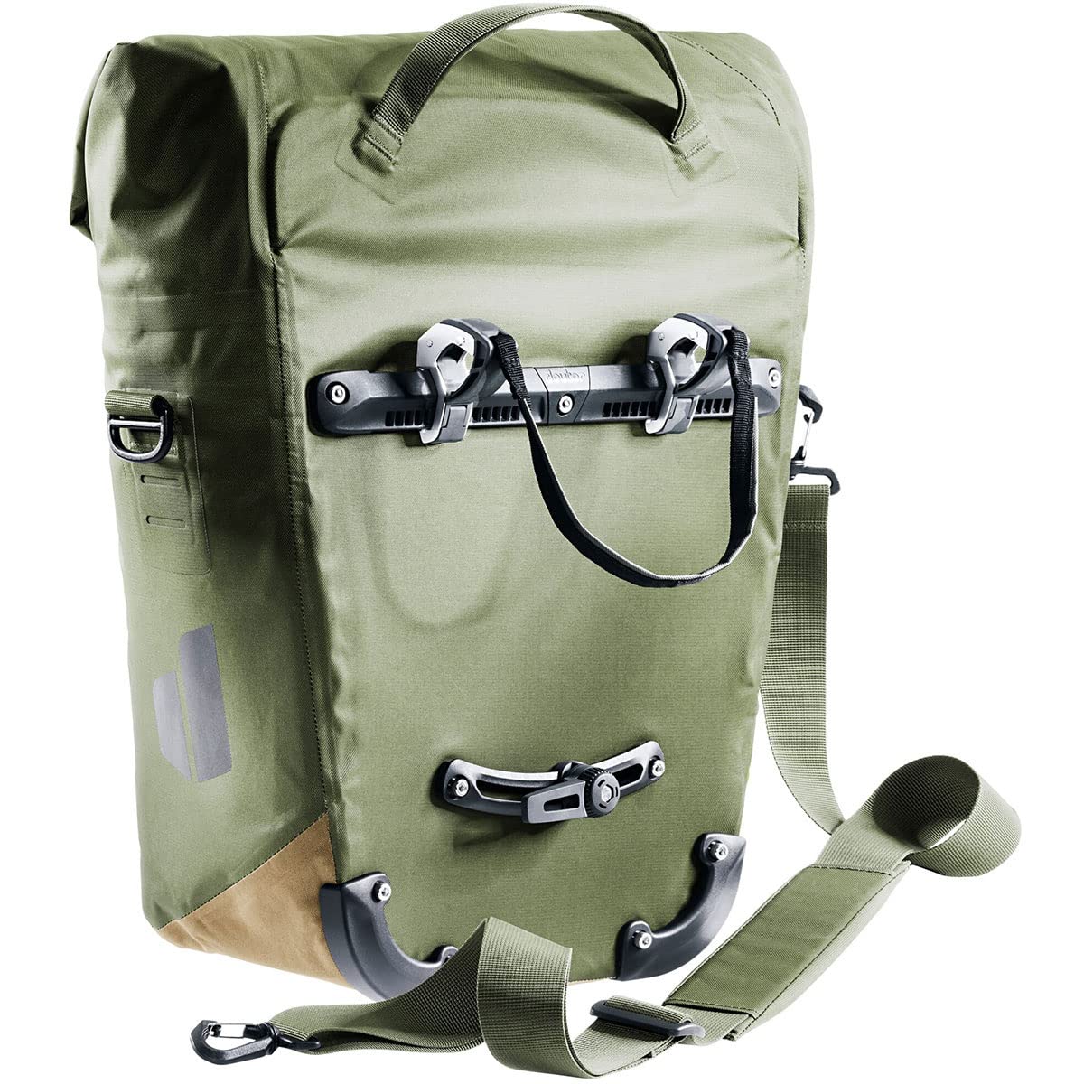 deuter Mainhatten 17+10L Waterproof Bike Pannier - Nylon, Ink-clay