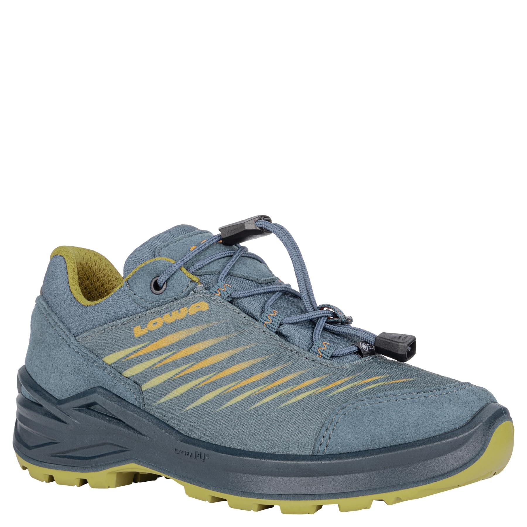 LOWA Zirrox II GTX LO JR Trekking Shoes Petrol Senf Waterproof