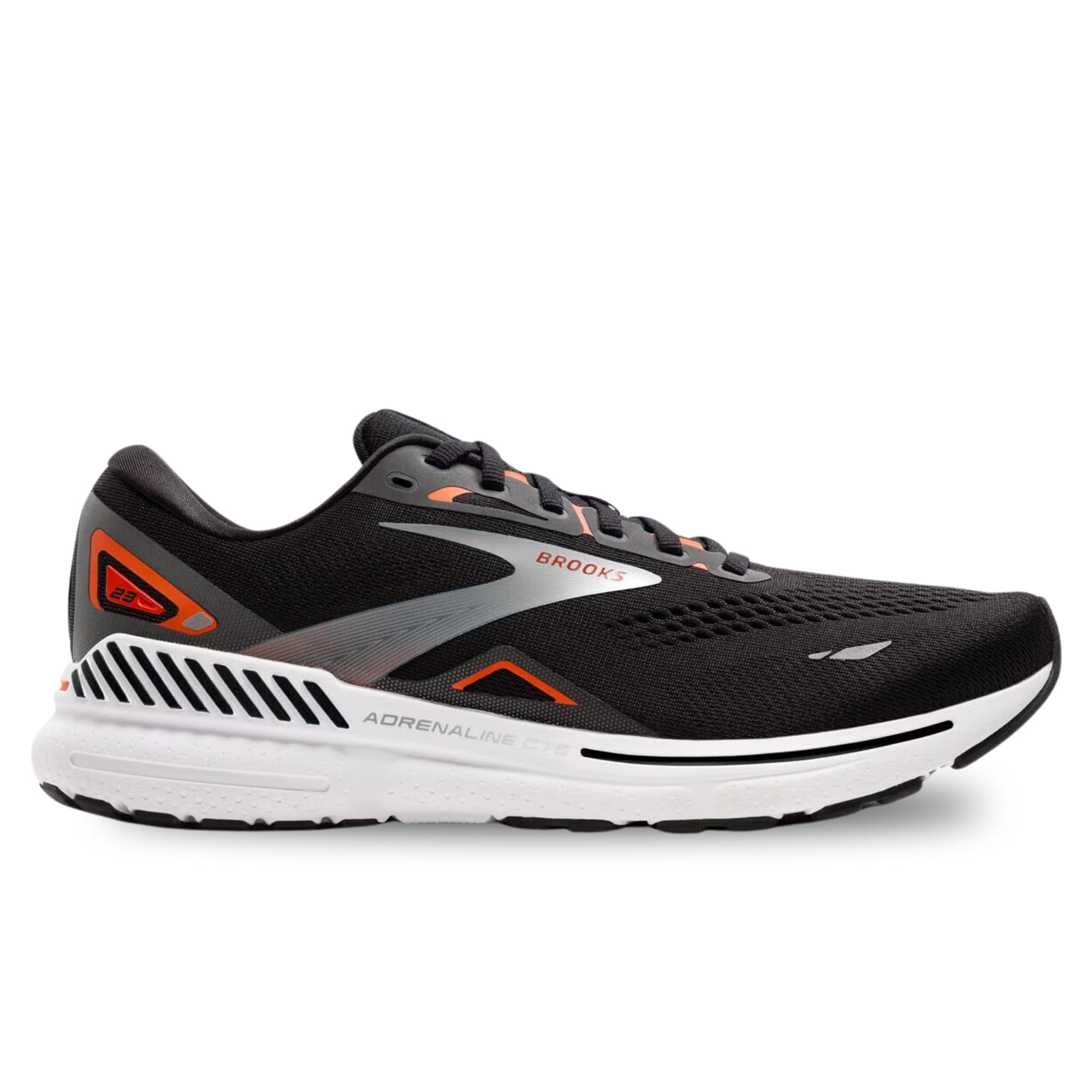 Brooks Adrenaline GTS 23 Men's Running Shoes Black Red Silver Synthetic