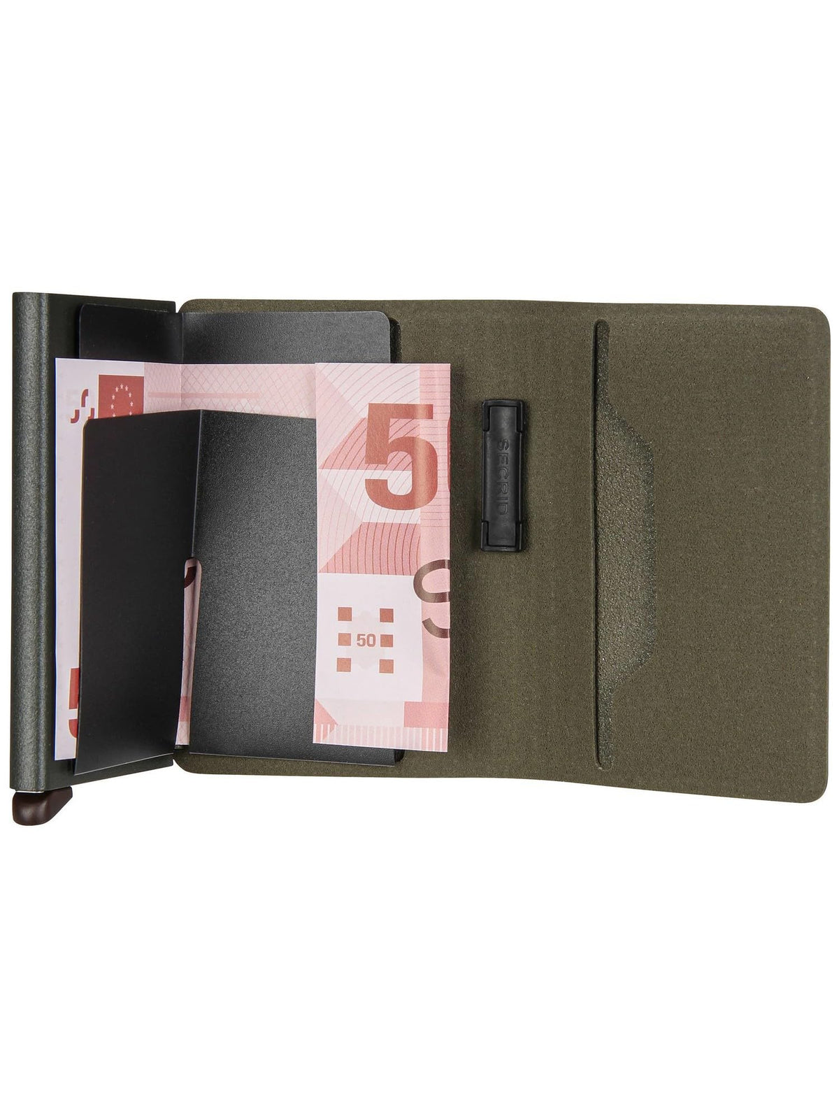 Secrid Liba Green-Orange Credit Card Holder Wallet - RFID Safe LIBA Smart