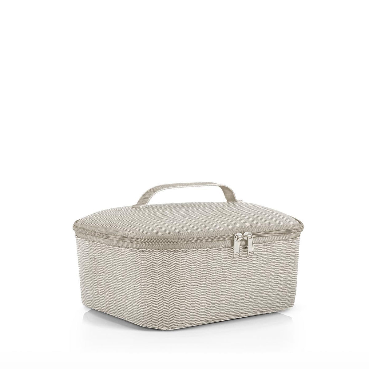 reisenthel coolerbag M Pocket Cooler Bag - Recycled PET Herringbone Sand