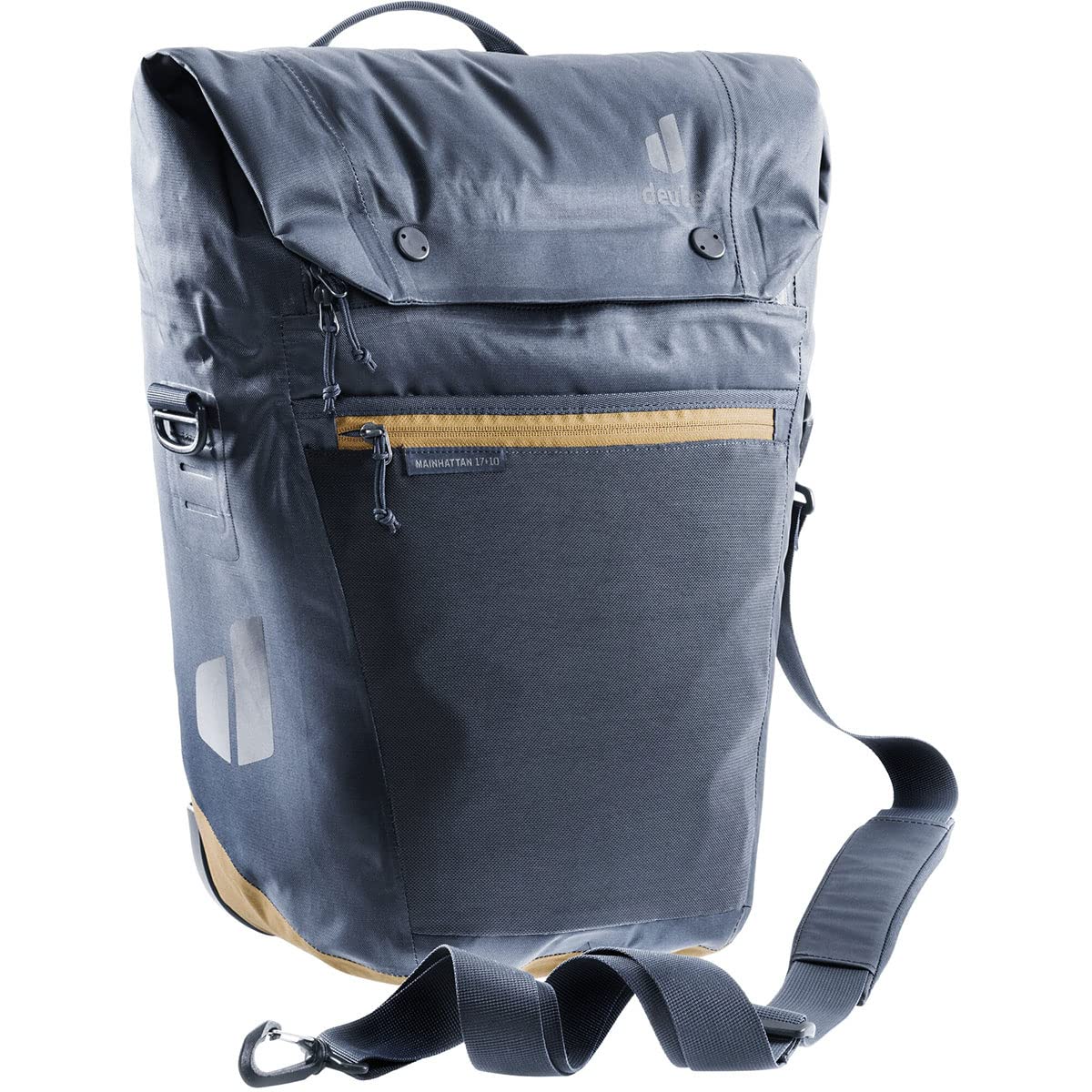 deuter Mainhatten 17+10L Waterproof Bike Pannier - Nylon, Ink-clay
