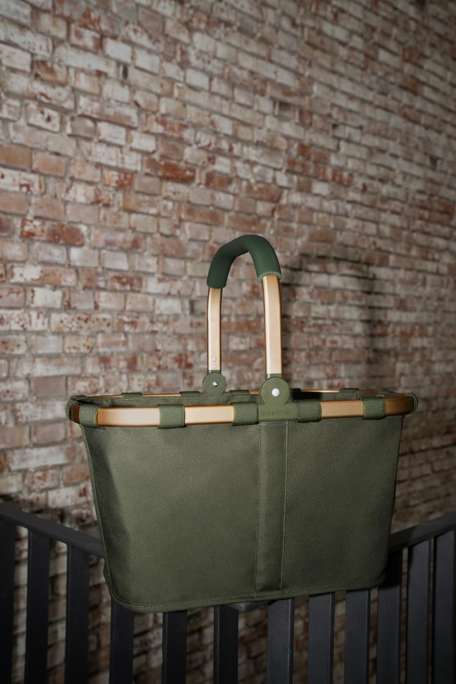 reisenthel Carrybag Shopping Basket 22L Polyester Forest Gold